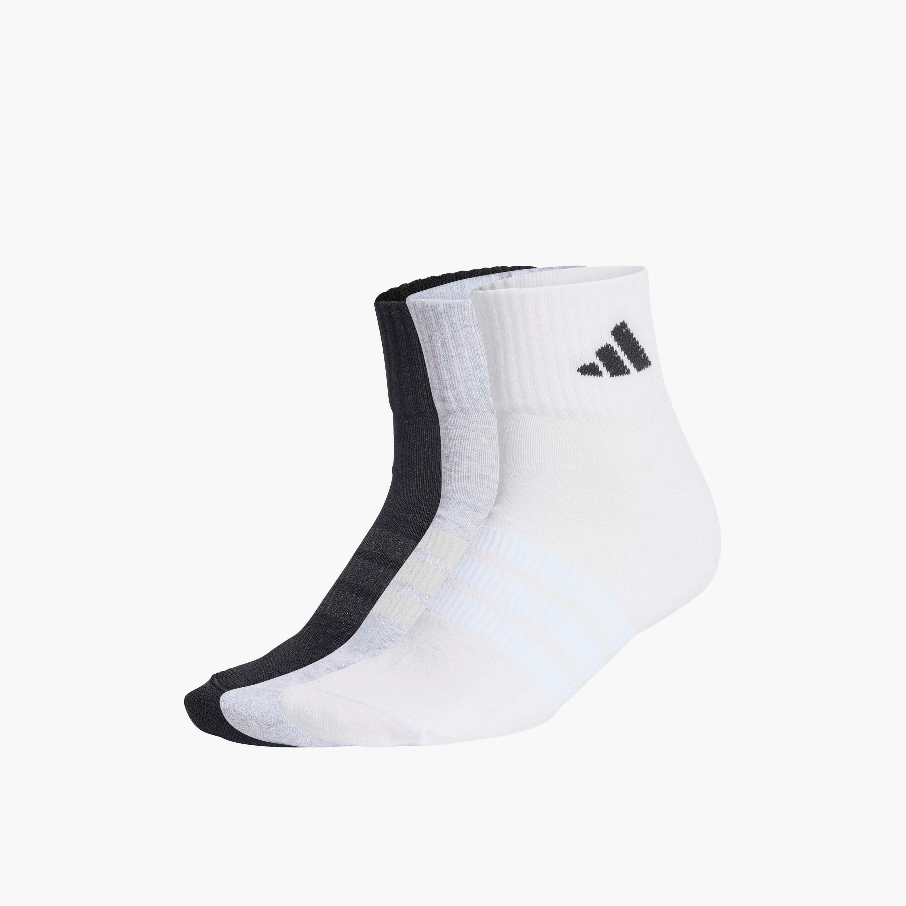 Adidas Men Sports Socks Ankle Length - Set of 3-men-socks-image-1