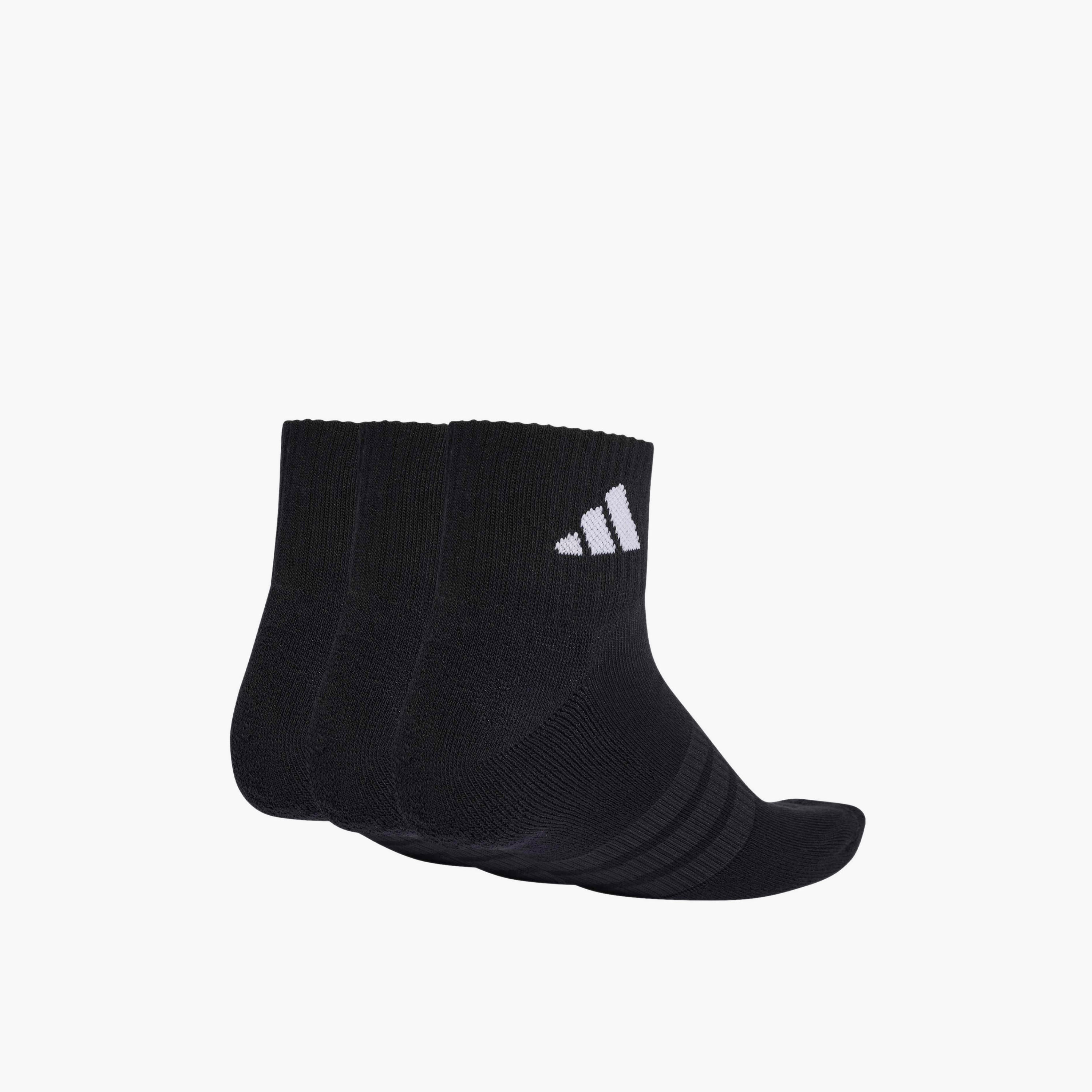 Adidas Men Sportswear Ankle Length Socks Cushioned - Set of 3-men-socks-image-2