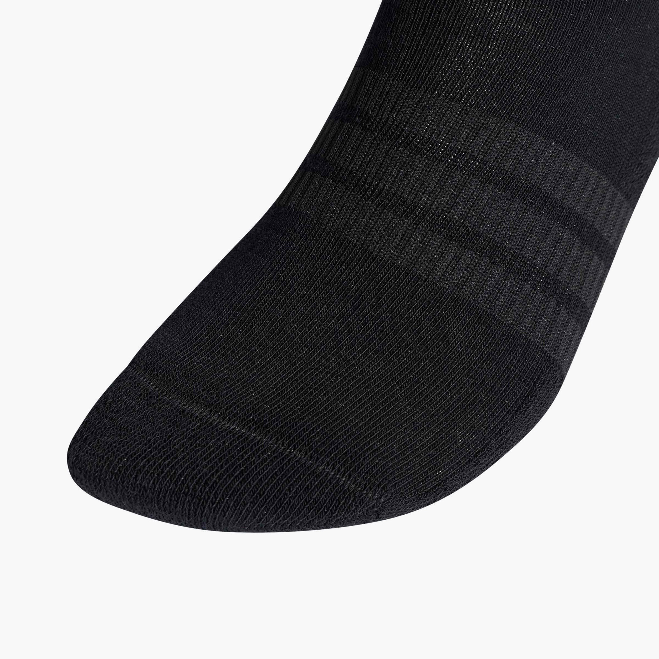 جوارب مبطنة طول الكاحل أساسية للرجال من أديداس - طقم من 6-men-socks-image-2