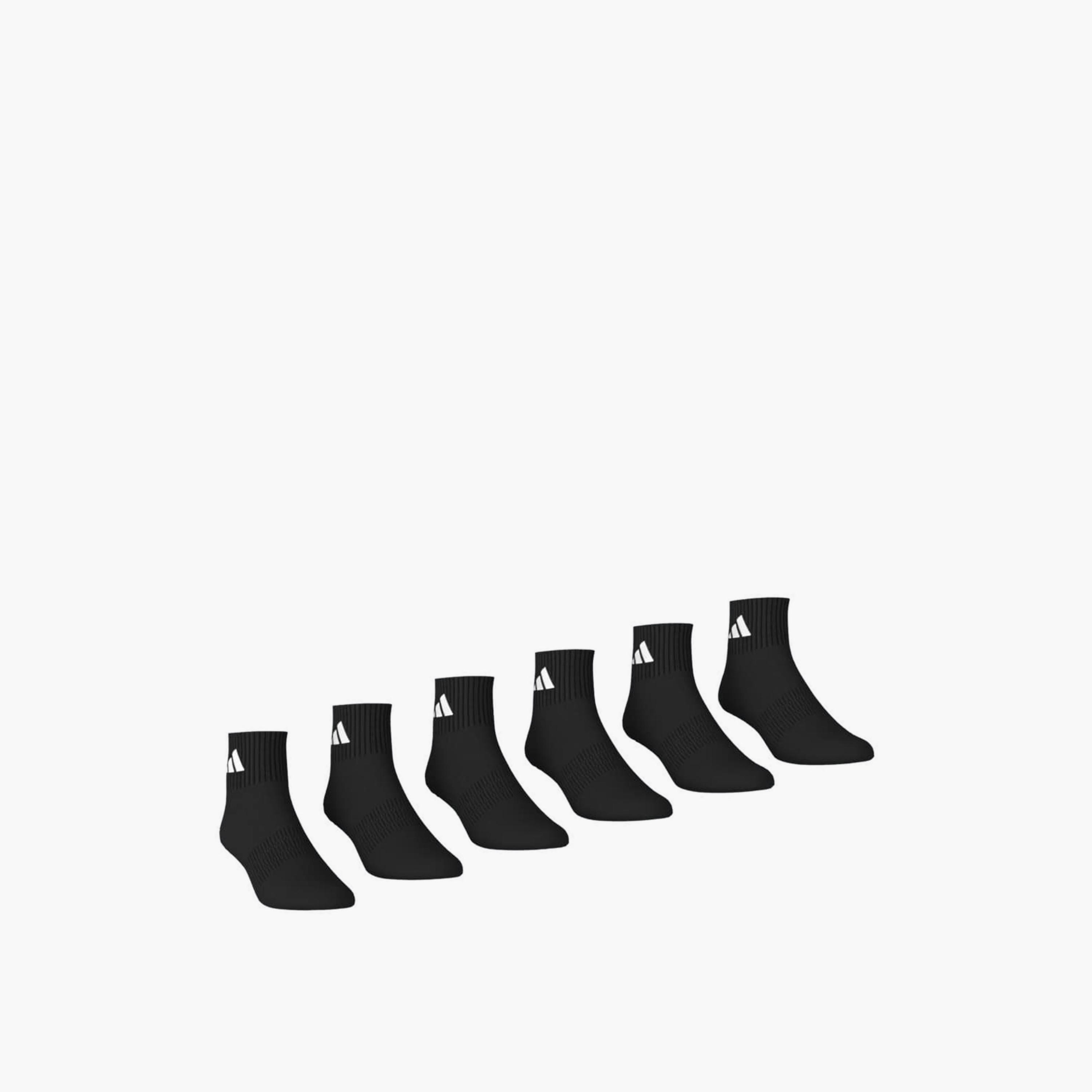 جوارب مبطنة طول الكاحل أساسية للرجال من أديداس - طقم من 6-men-socks-image-3