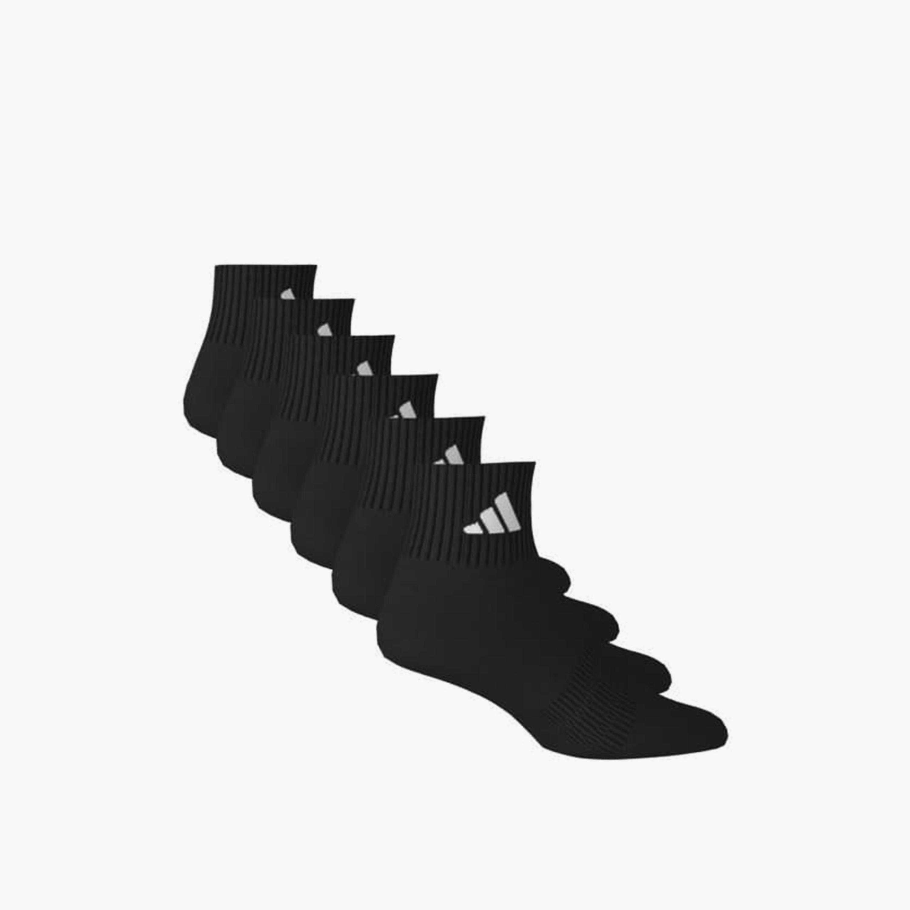جوارب مبطنة طول الكاحل أساسية للرجال من أديداس - طقم من 6-men-socks-image-5