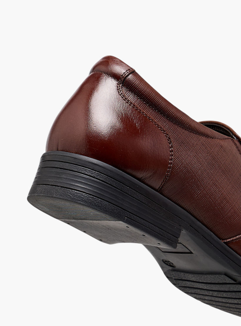 LBL by Shoexpress Textured Slip-On Loafers-men-shoes-formalshoes-image-5