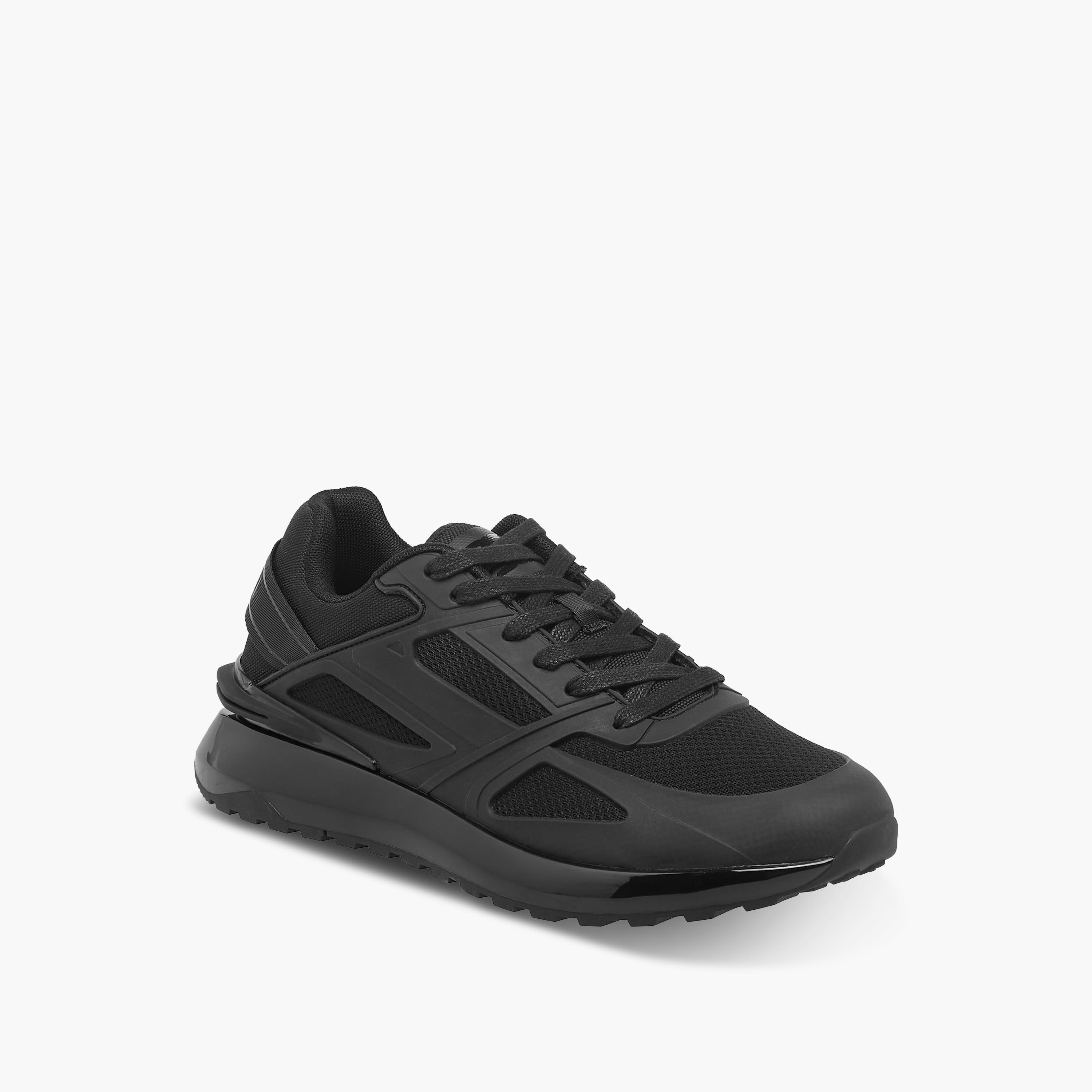 Duchini Men Lace-Up Ankle Sneakers-men-shoes-sneakers-image-3