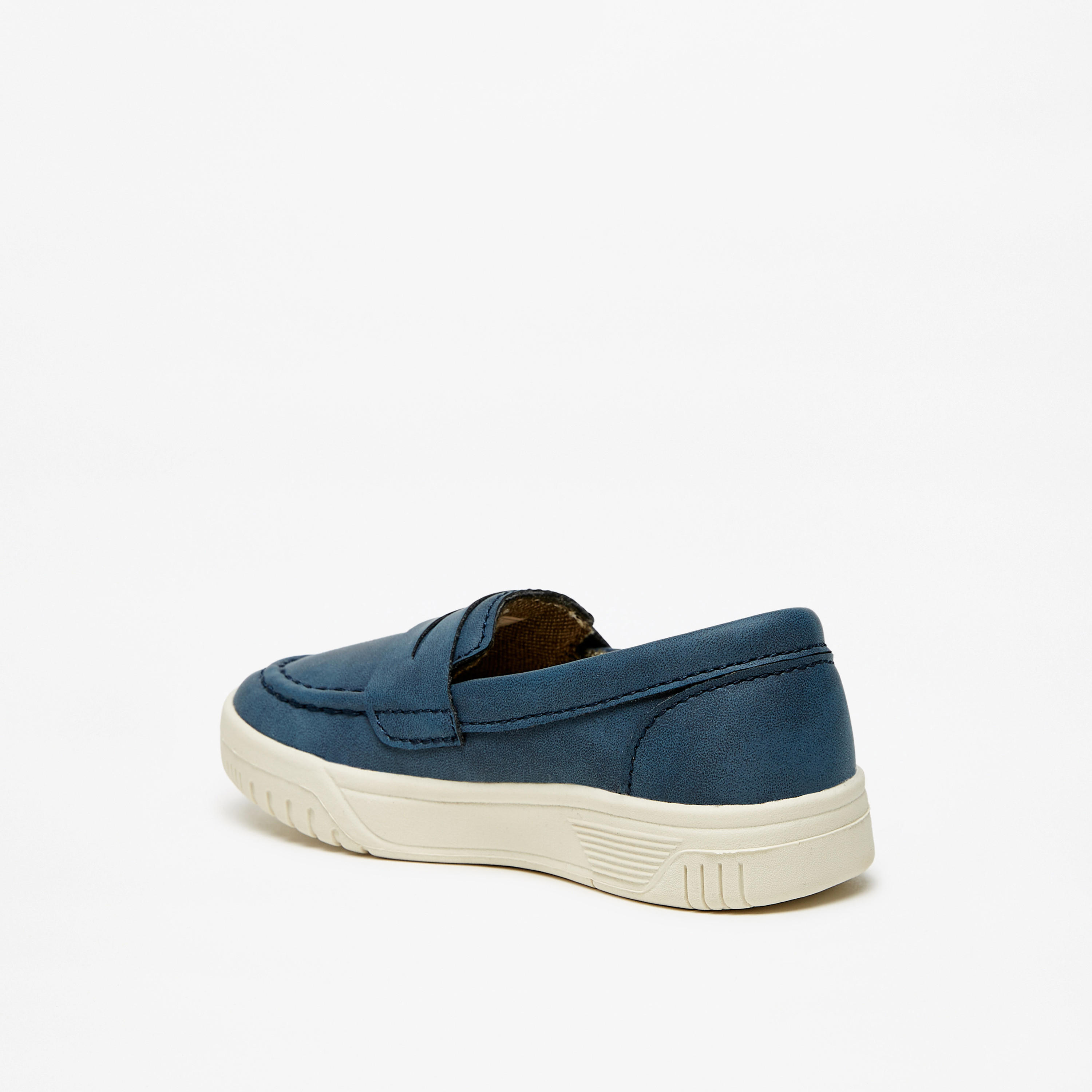 LBL by Shoexpress Solid Slip-On Loafers-boys-shoes-loafers-image-2