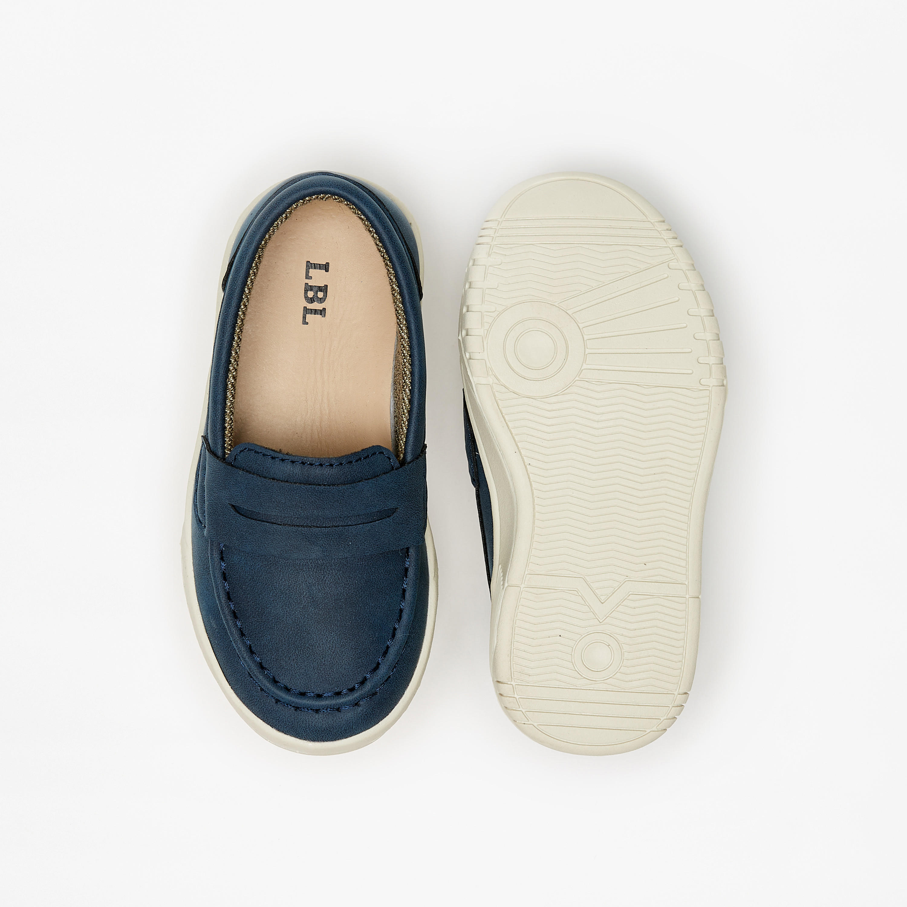 LBL by Shoexpress Solid Slip-On Loafers-boys-shoes-loafers-image-4