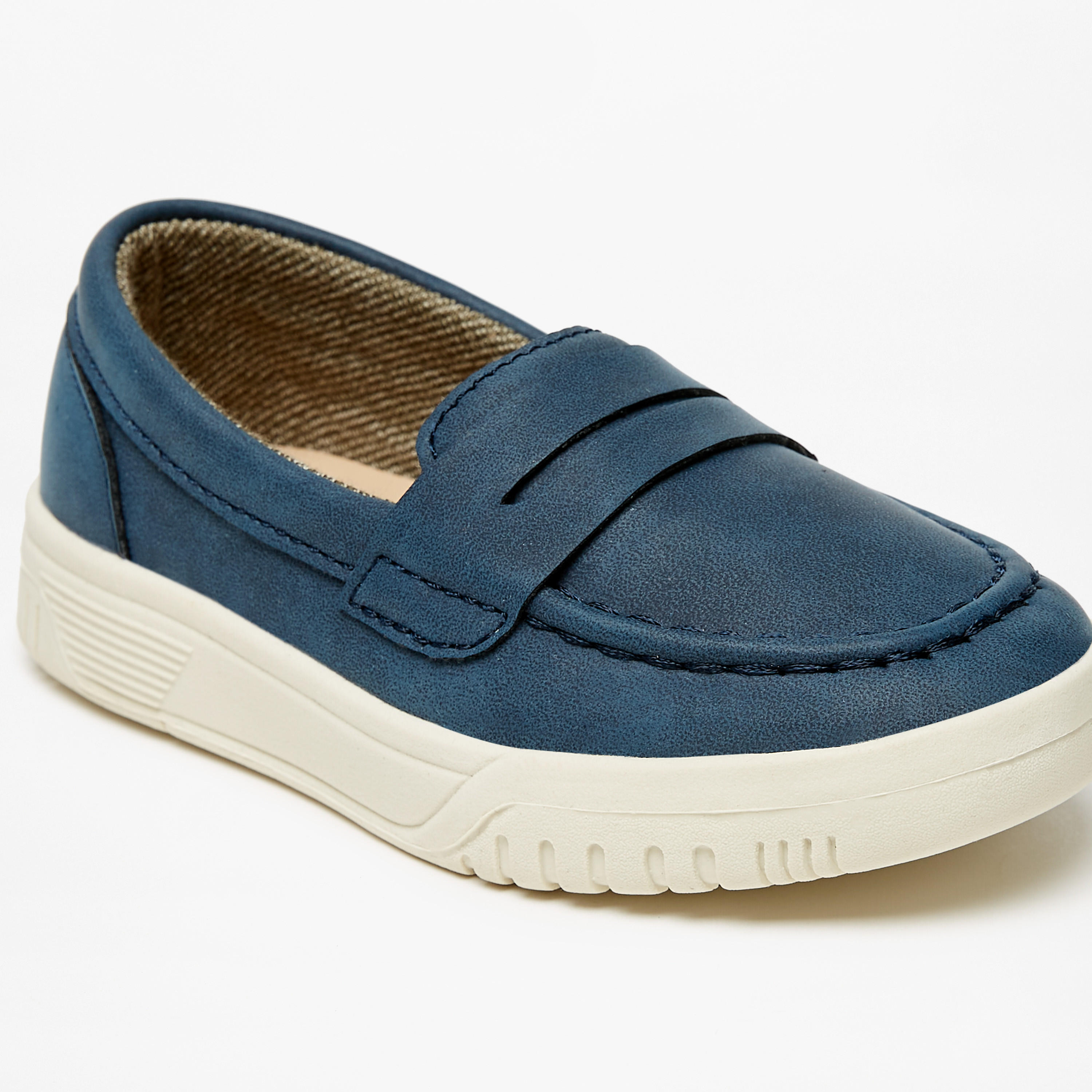 LBL by Shoexpress Solid Slip-On Loafers-boys-shoes-loafers-image-5