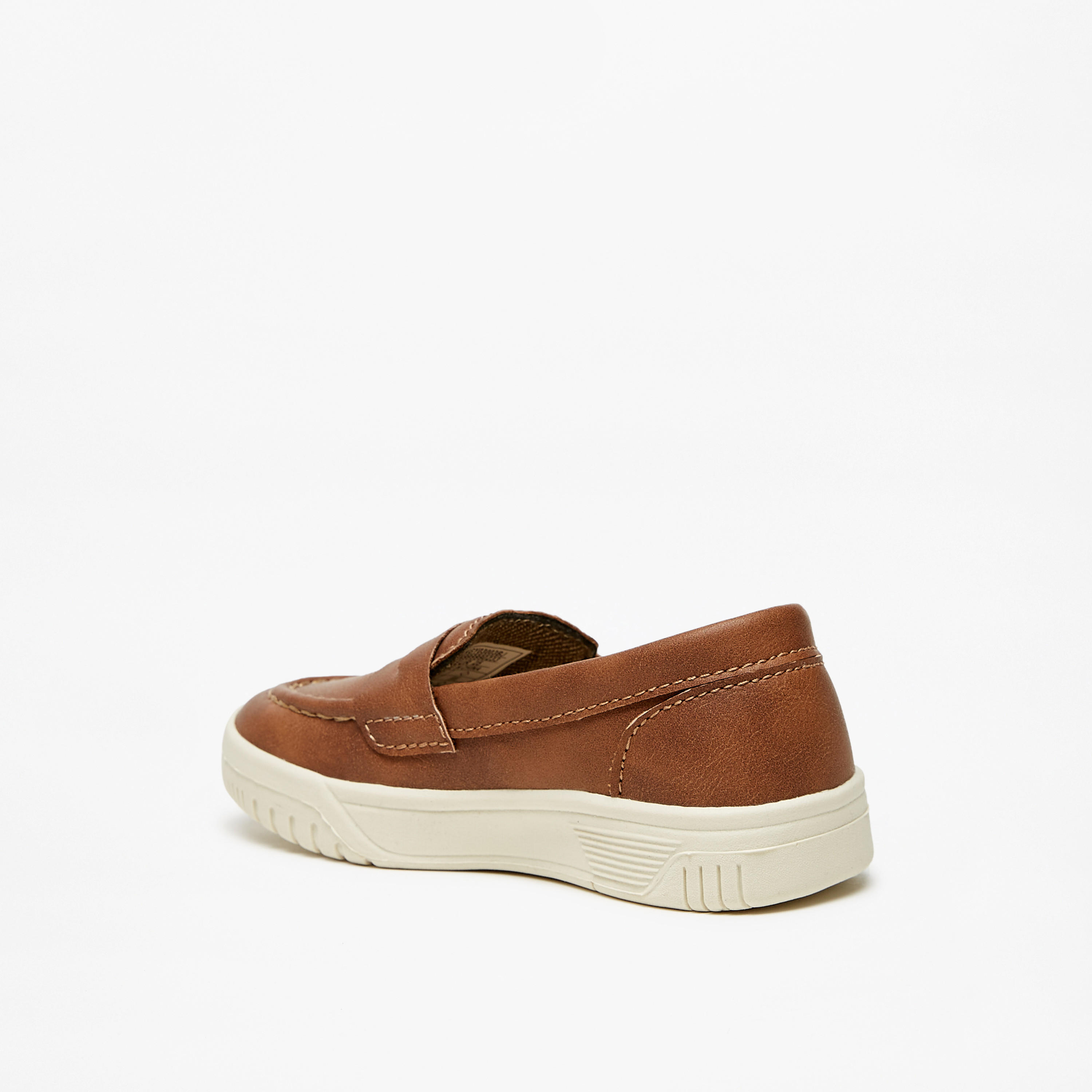 LBL by Shoexpress Solid Slip-On Loafers-boys-shoes-loafers-image-2
