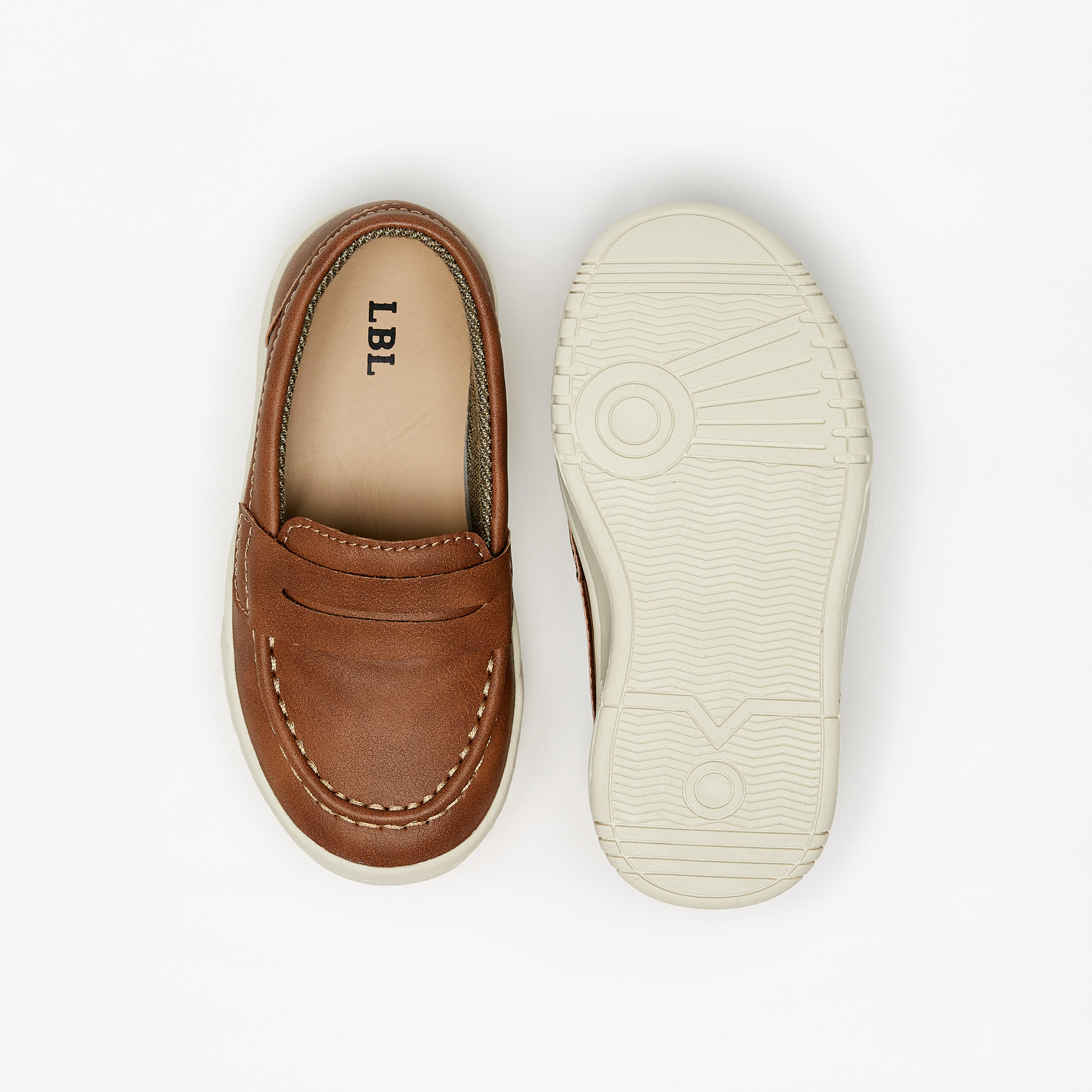 LBL by Shoexpress Solid Slip-On Loafers-boys-shoes-loafers-image-4