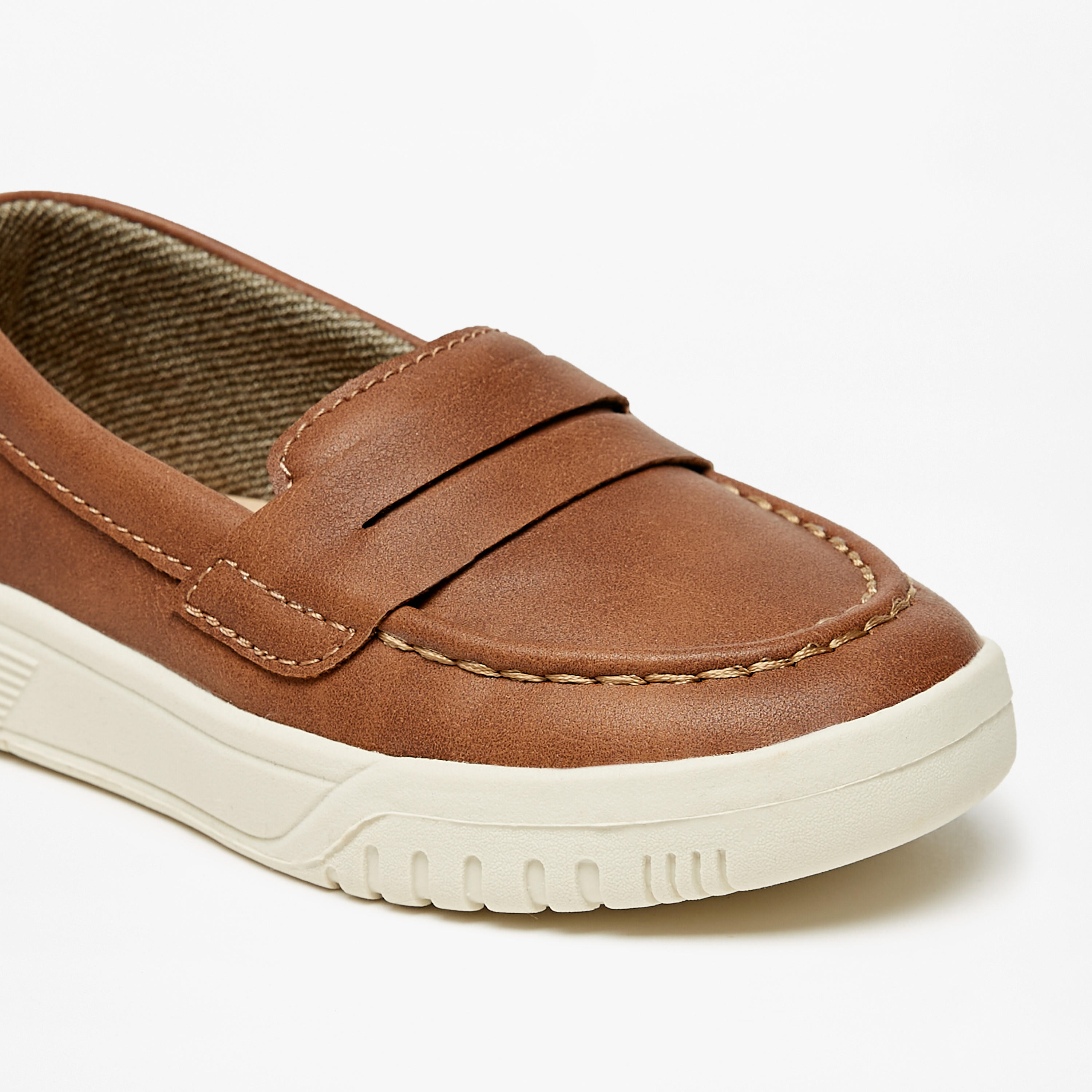 LBL by Shoexpress Solid Slip-On Loafers-boys-shoes-loafers-image-5