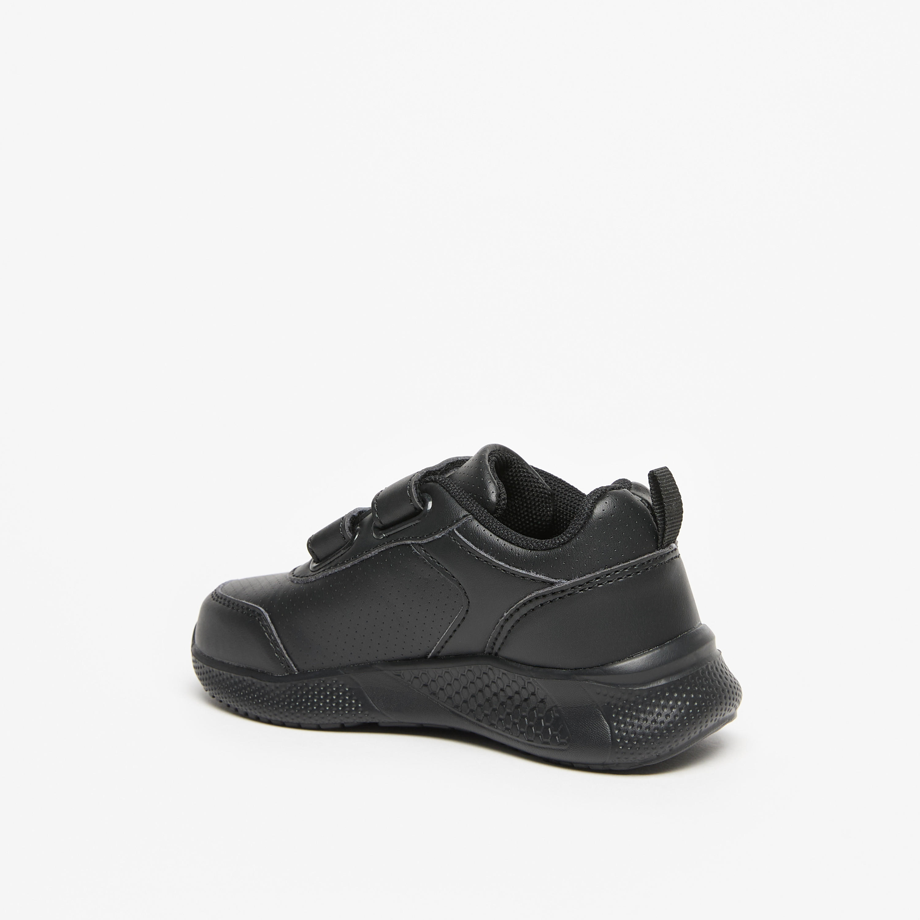 LBL by Shoexpress Kids Solid School Shoes with Hook and Loop Closure-boys-shoes-schoolshoes-image-3