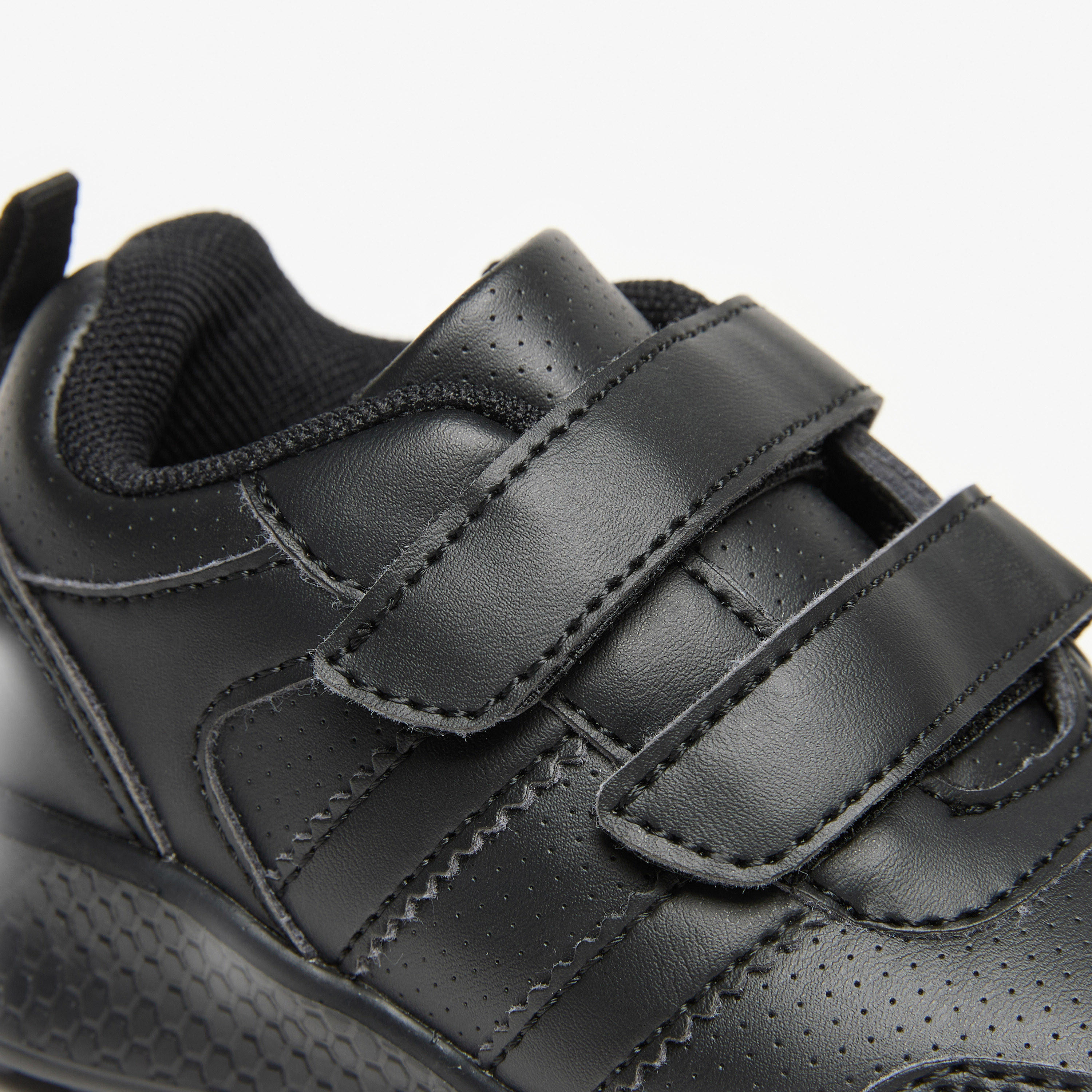 LBL by Shoexpress Kids Solid School Shoes with Hook and Loop Closure-boys-shoes-schoolshoes-image-5