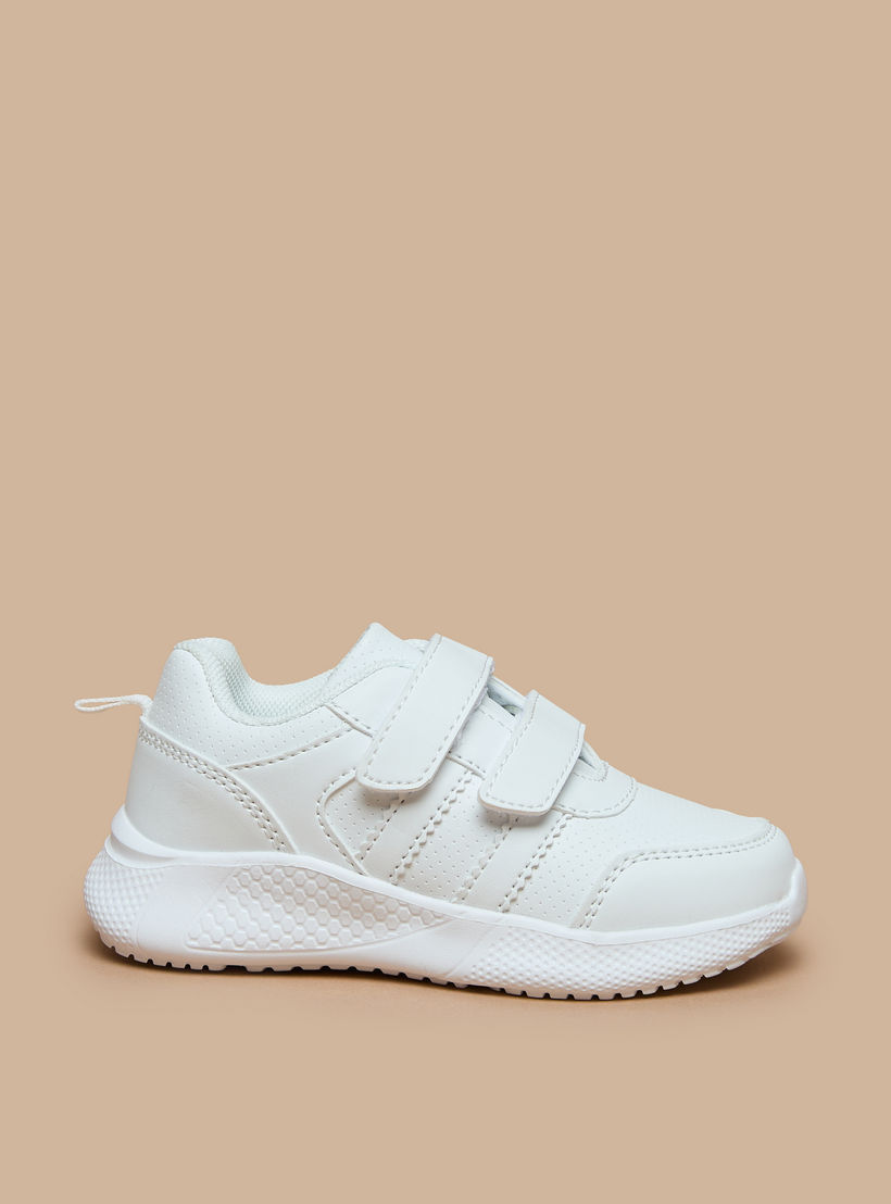 LBL by Shoexpress Kids Solid School Shoes with Hook and Loop Closure-boys-shoes-schoolshoes-image-2