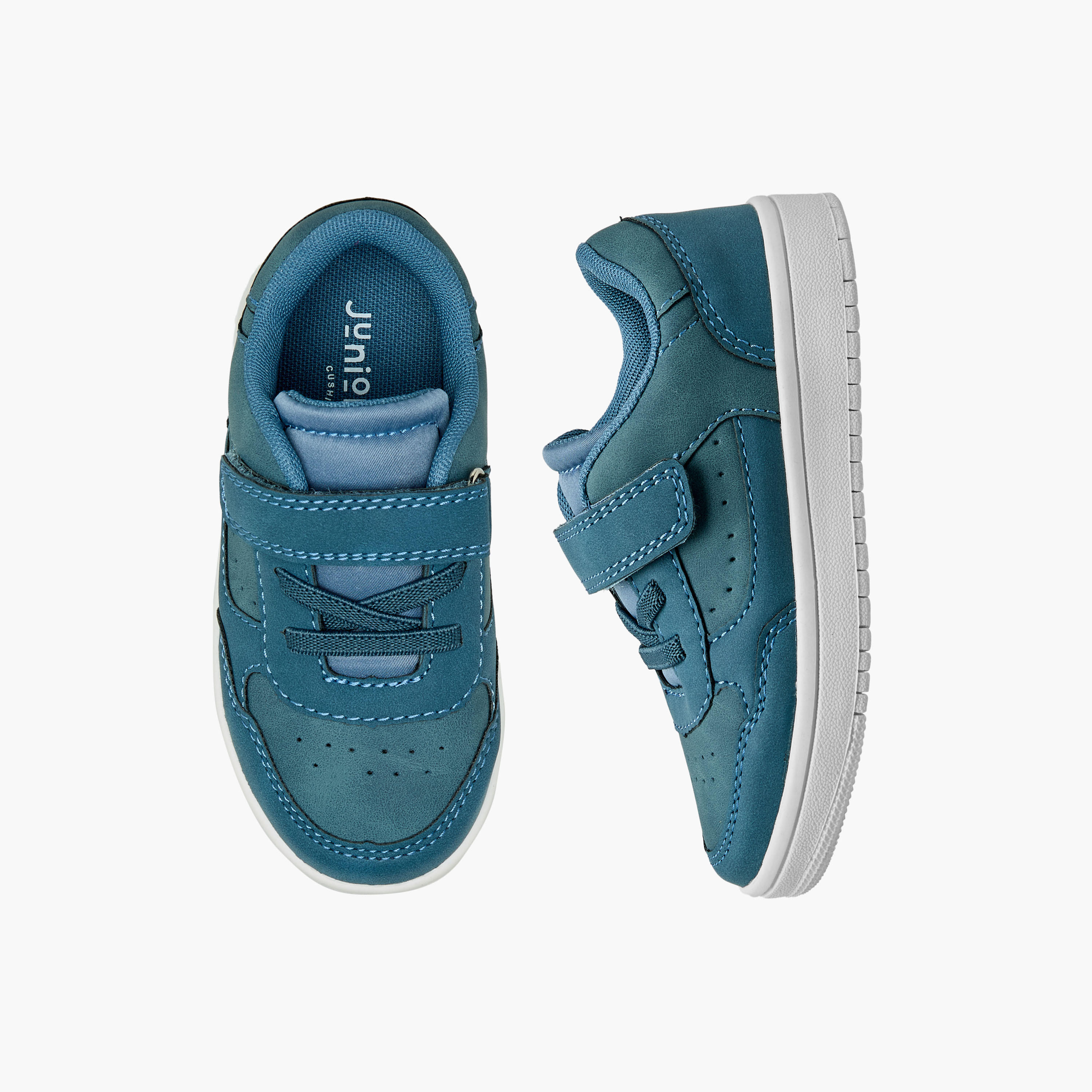 Juniors Boys Hook & Loop Ankle Sneakers-boys-shoes-sneakers-image-1