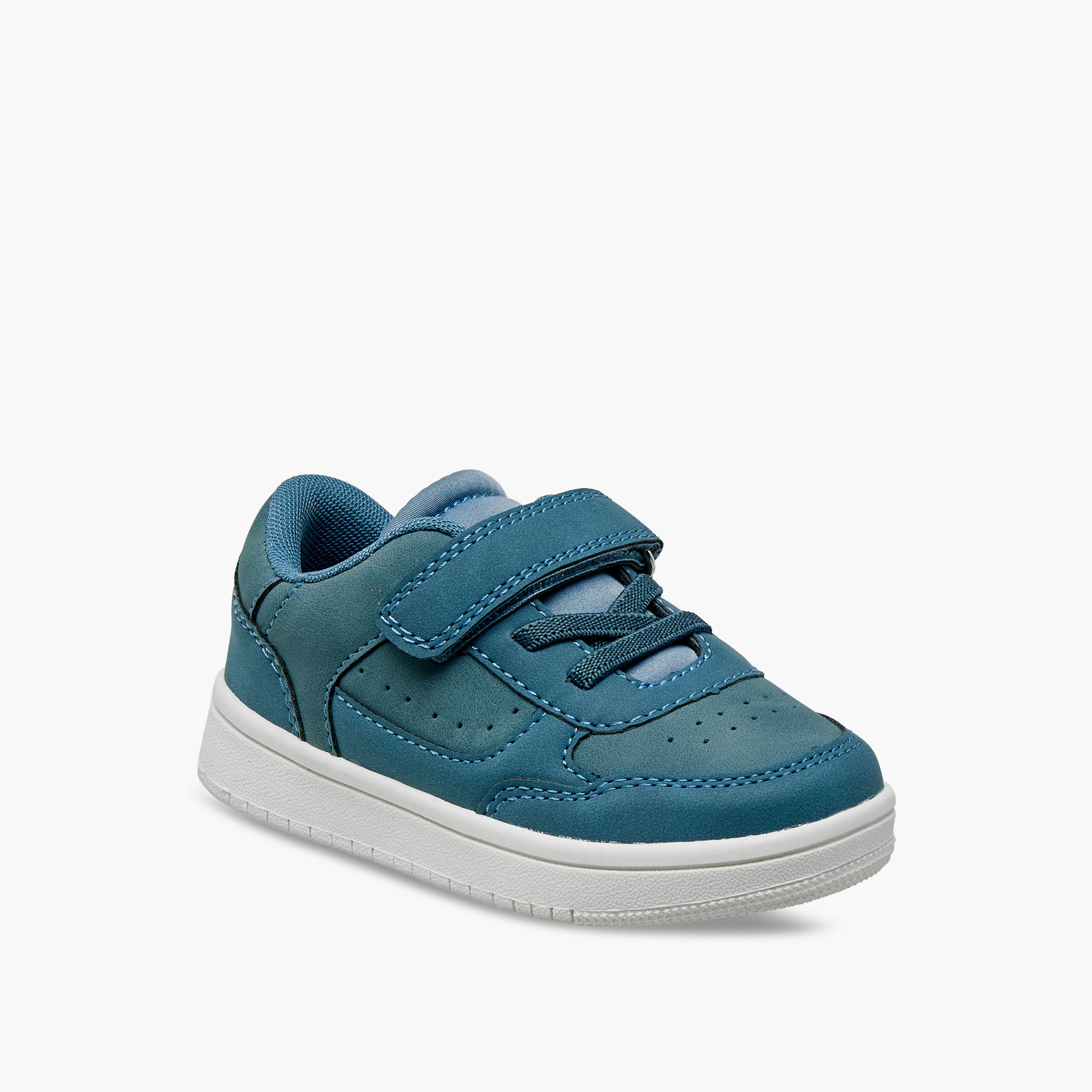 Juniors Boys Hook & Loop Ankle Sneakers-boys-shoes-sneakers-image-2