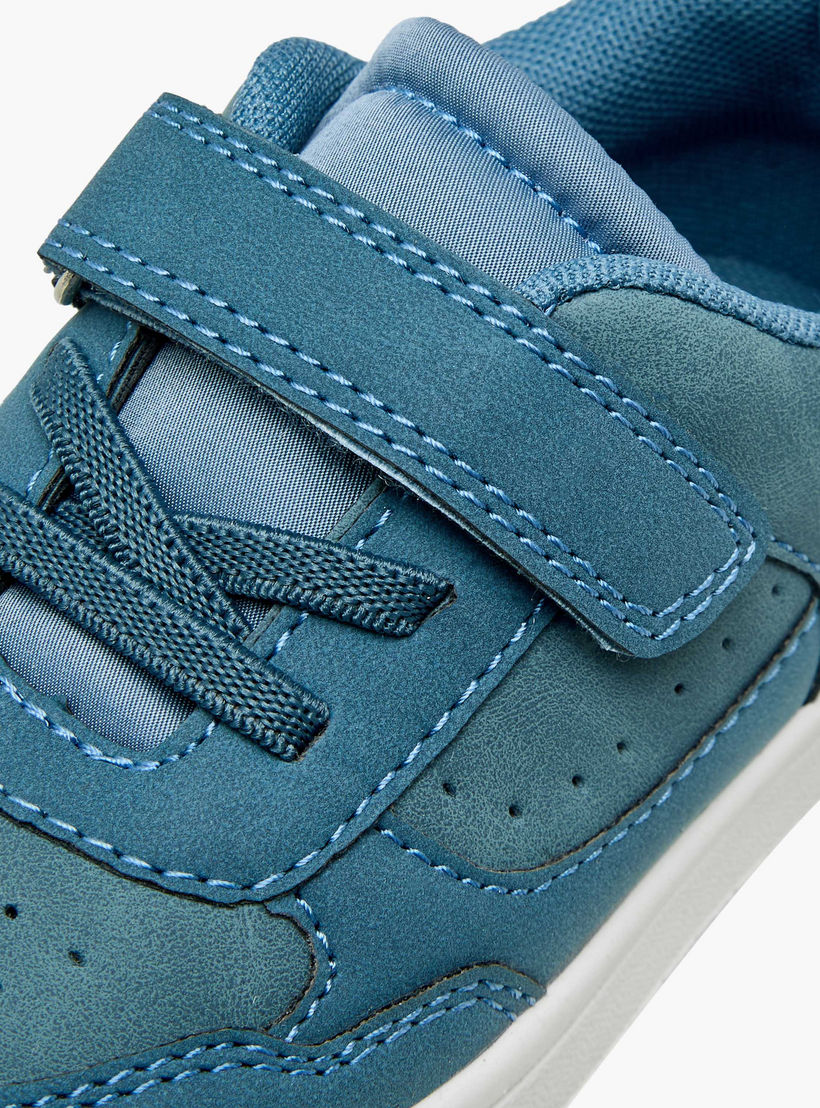 Juniors Boys Hook & Loop Ankle Sneakers-boys-shoes-sneakers-image-4
