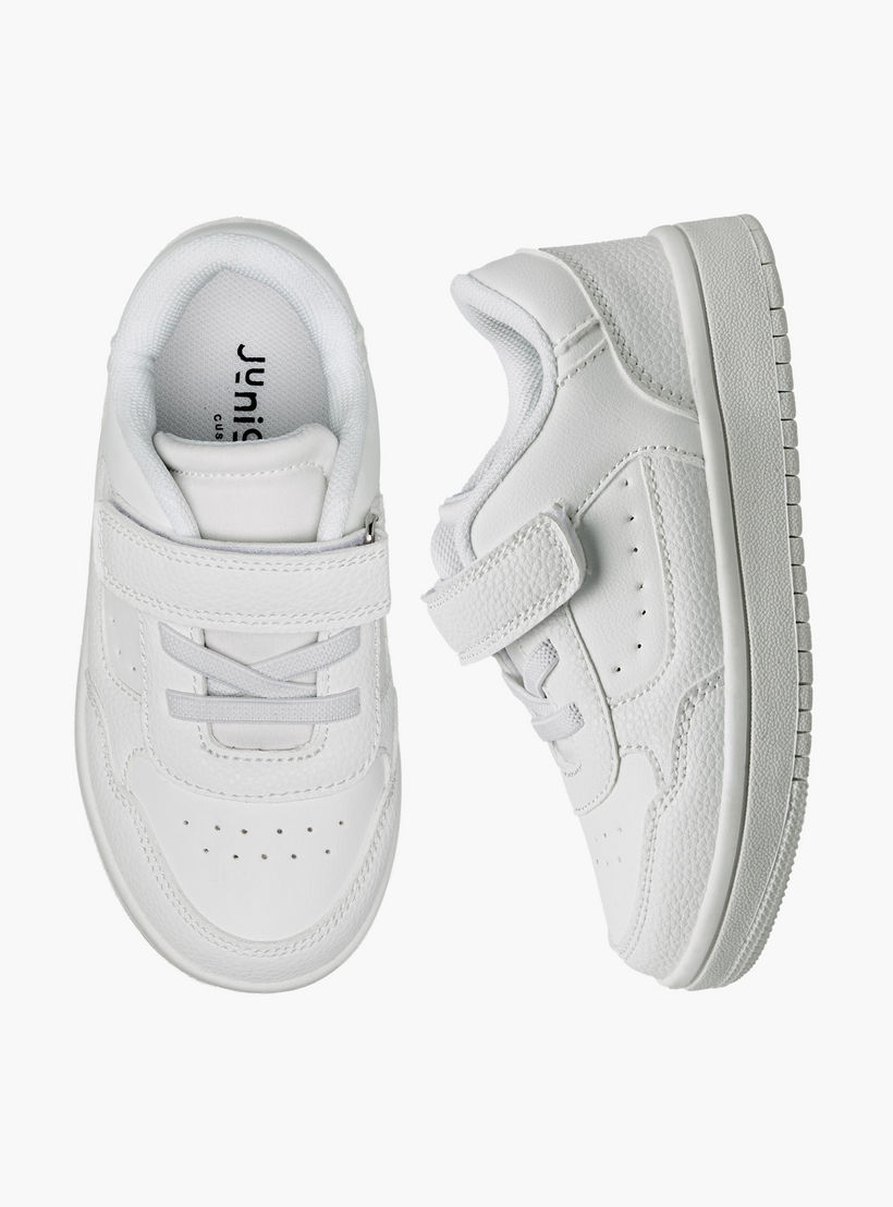 حذاء سنيكرز طول الكاحل بشريط إغلاق لاصق للأولاد من جونيورز-boys-shoes-sneakers-image-1