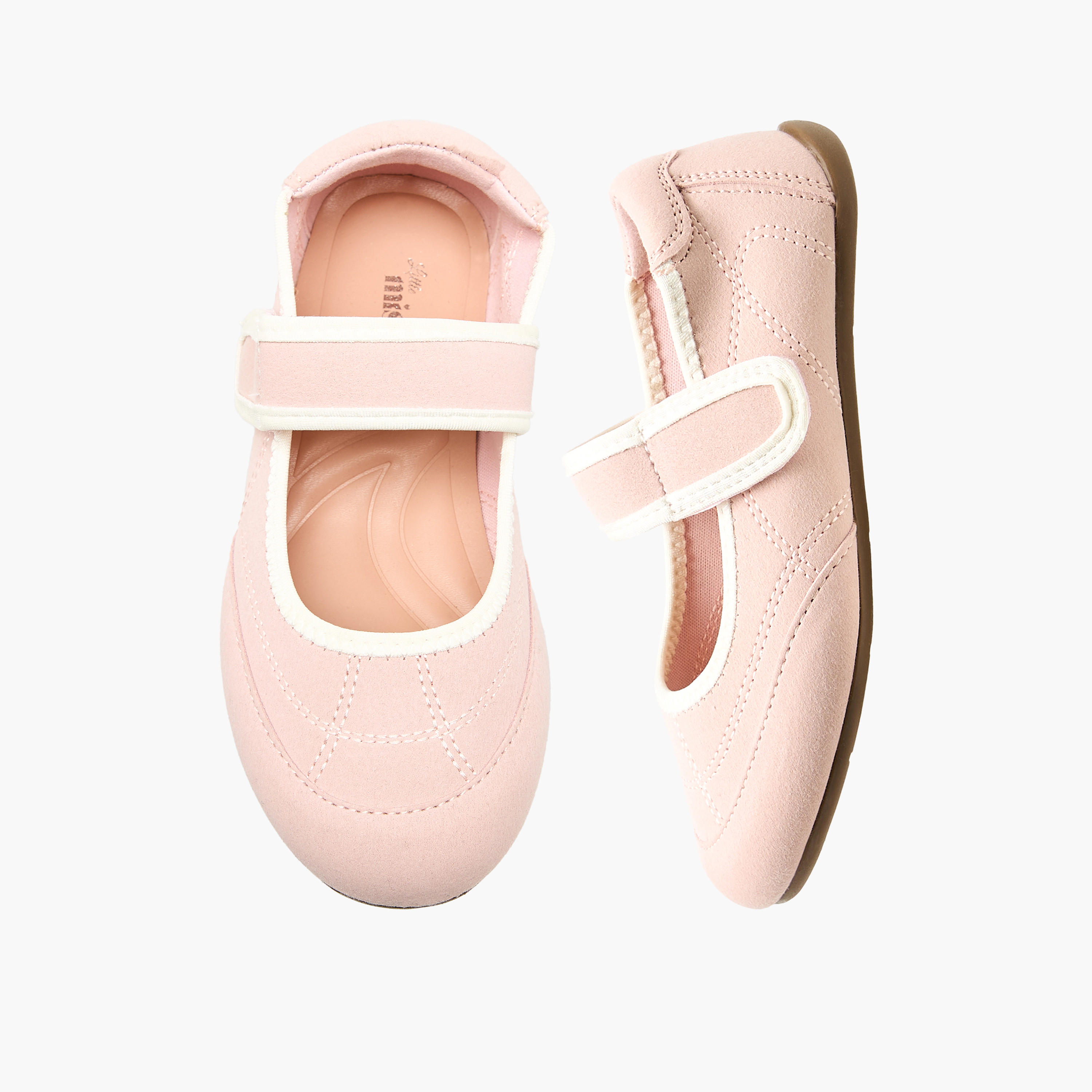 Little Missy Girls Hook & Loop Mary Jane Shoes-girls-shoes-maryjanes-image-1