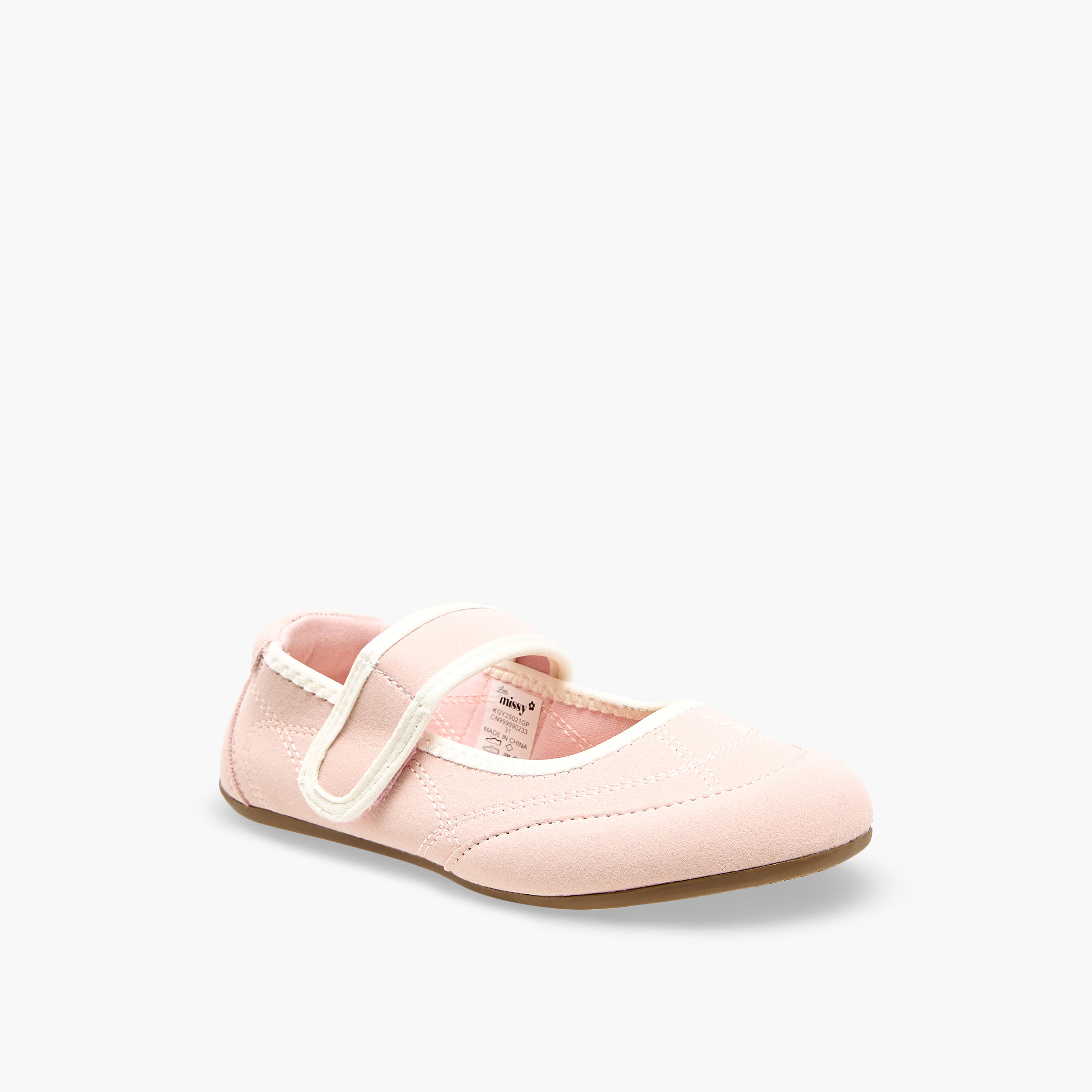 Little Missy Girls Hook & Loop Mary Jane Shoes-girls-shoes-maryjanes-image-2