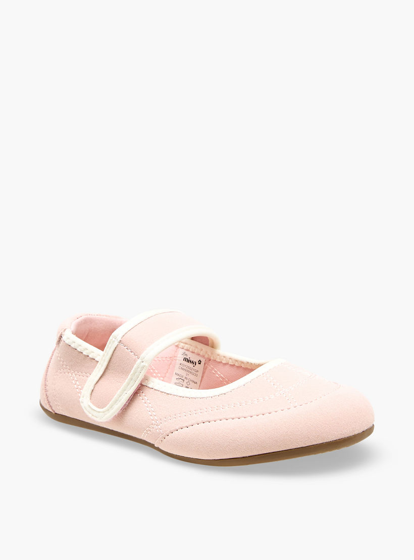 Little Missy Girls Hook & Loop Mary Jane Shoes-girls-shoes-maryjanes-image-2