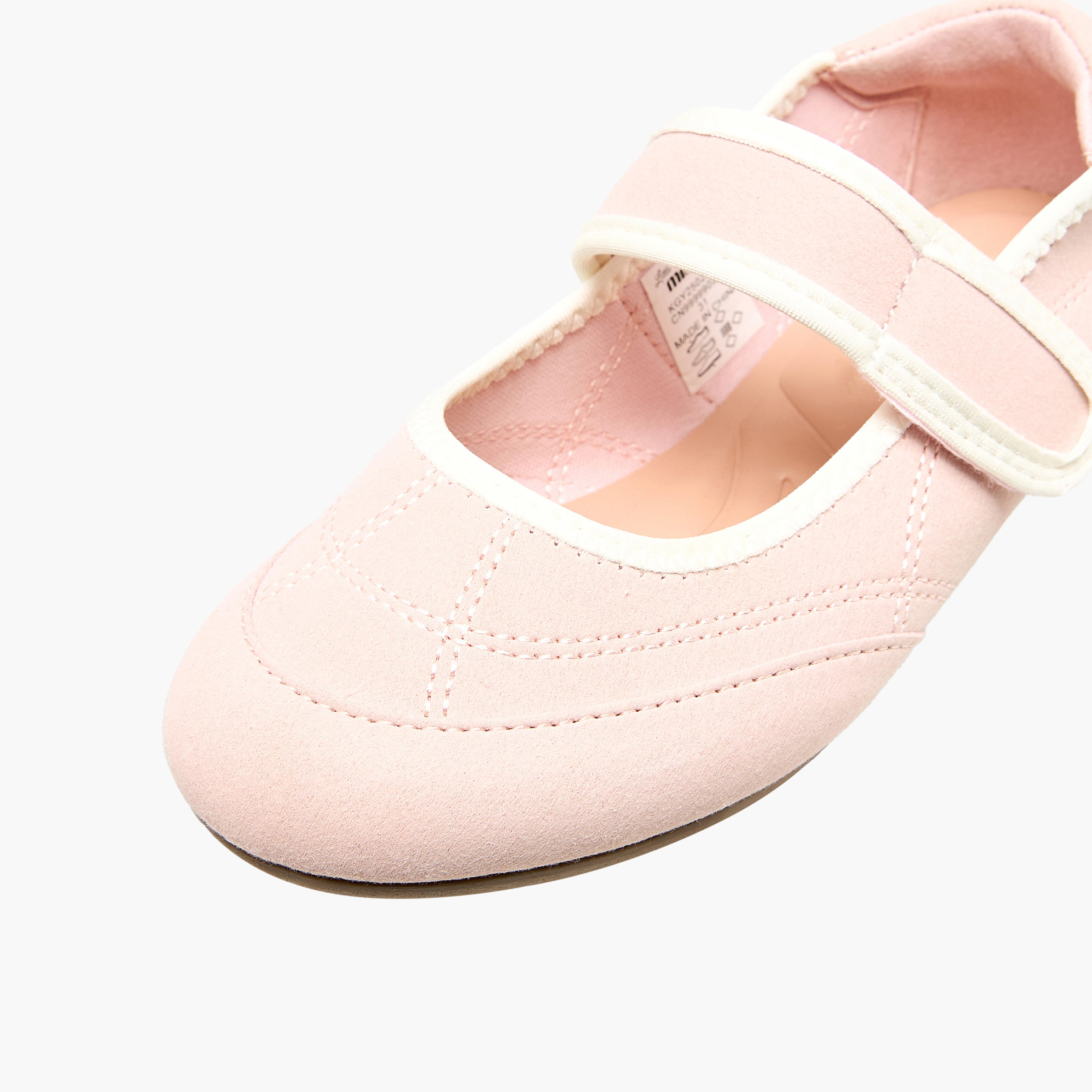 Little Missy Girls Hook & Loop Mary Jane Shoes-girls-shoes-maryjanes-image-4