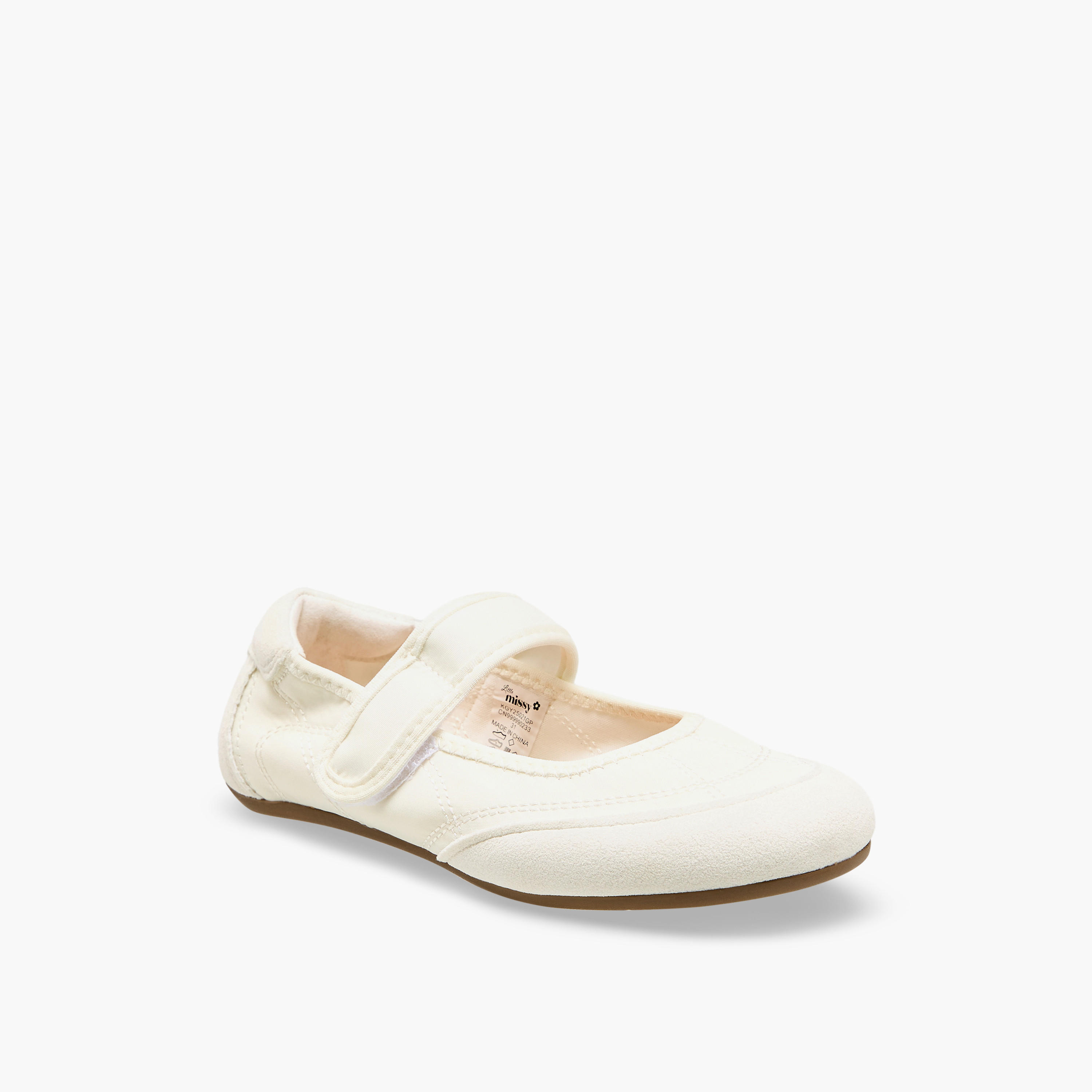 حذاء ماري جين بشريط إغلاق لاصق للبنات من ليتل ميسي-girls-shoes-maryjanes-image-2