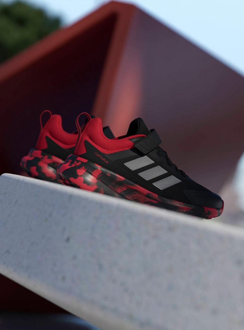 حذاء جري بنعل مبطّن ورباط فورتارن 4.0 إي أي سي للأطفال من أديداس-boys-shoes-schoolshoes-image-11