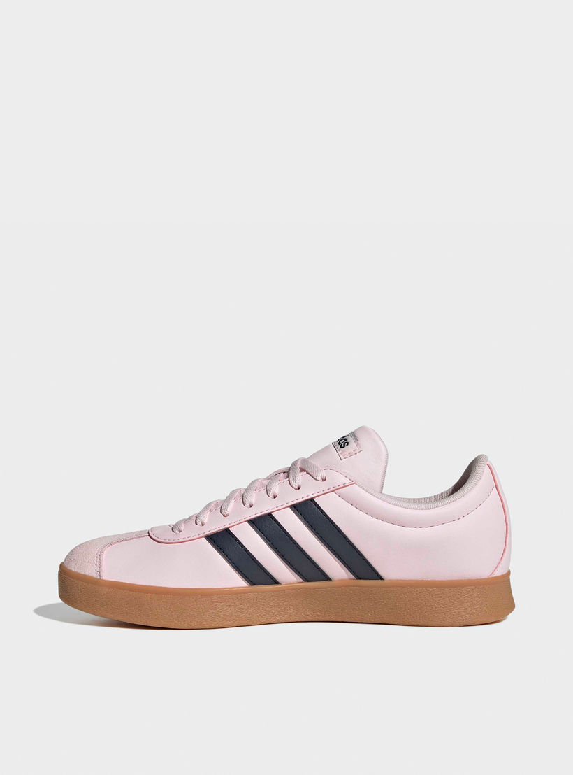 Adidas Women's VL COURT BASE Tennis Shoes with Lace-Up Closure - ID3715-sports-women-shoes-image-4