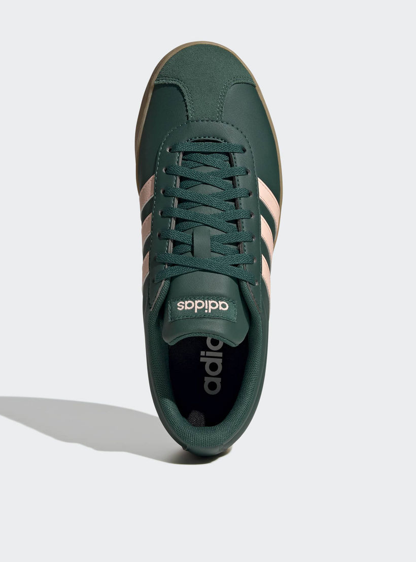 Adidas Women's VL COURT BASE Tennis Shoes with Lace-Up Closure - ID3715-sports-women-shoes-image-3