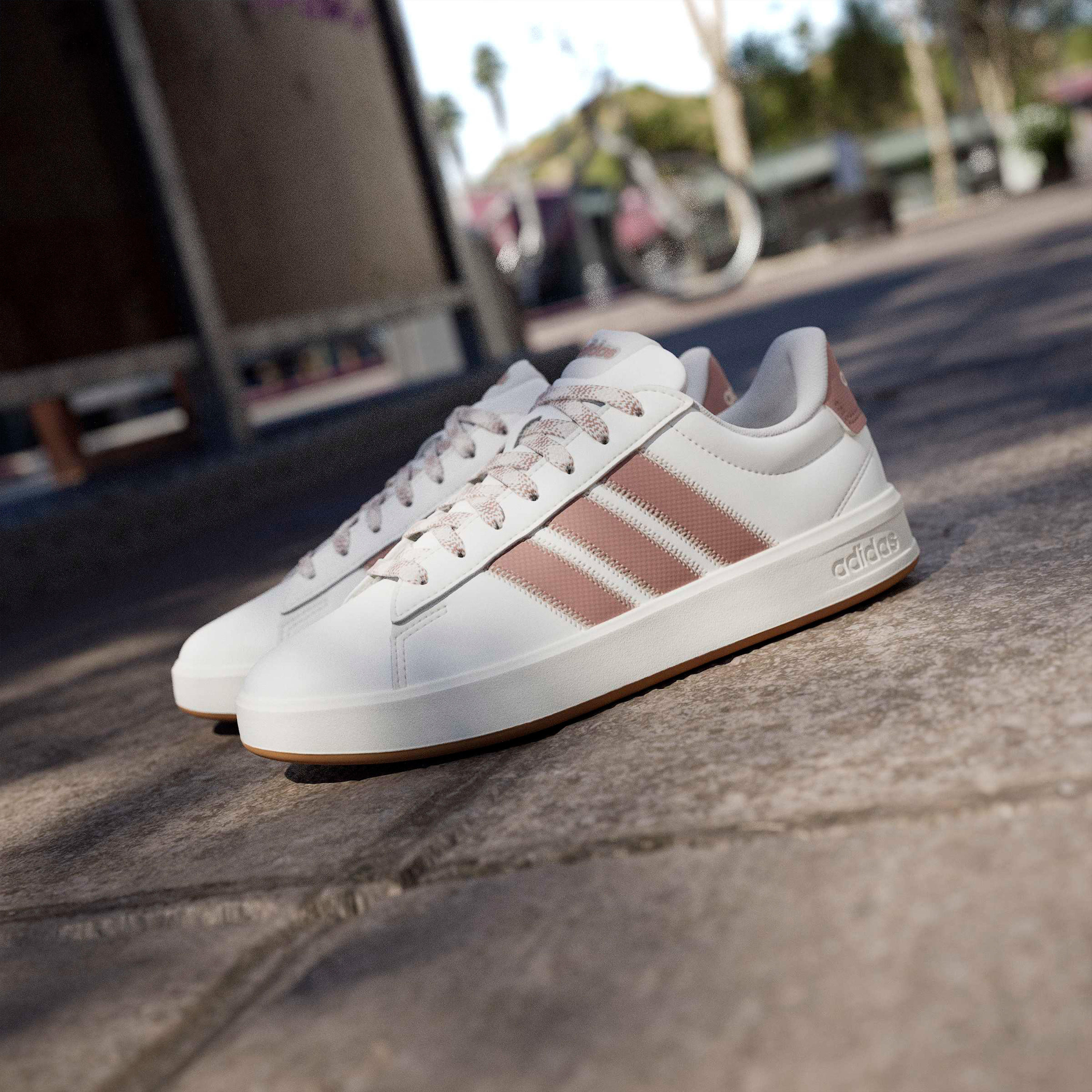 Adidas Women Grand Court 3.0 Lace-Up Ankle Sneakers-sports-women-shoes-image-12