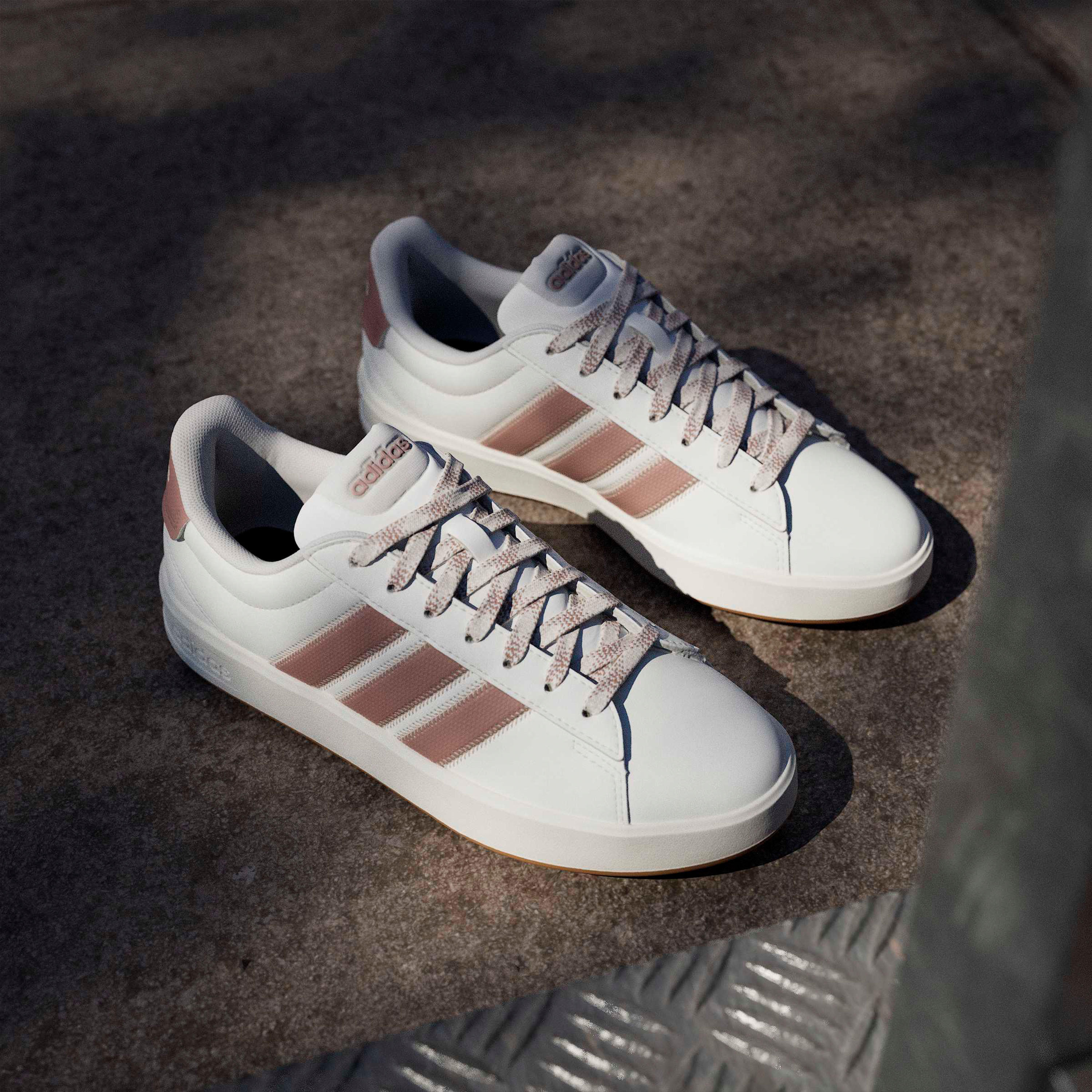 Adidas Women Grand Court 3.0 Lace-Up Ankle Sneakers-sports-women-shoes-image-9