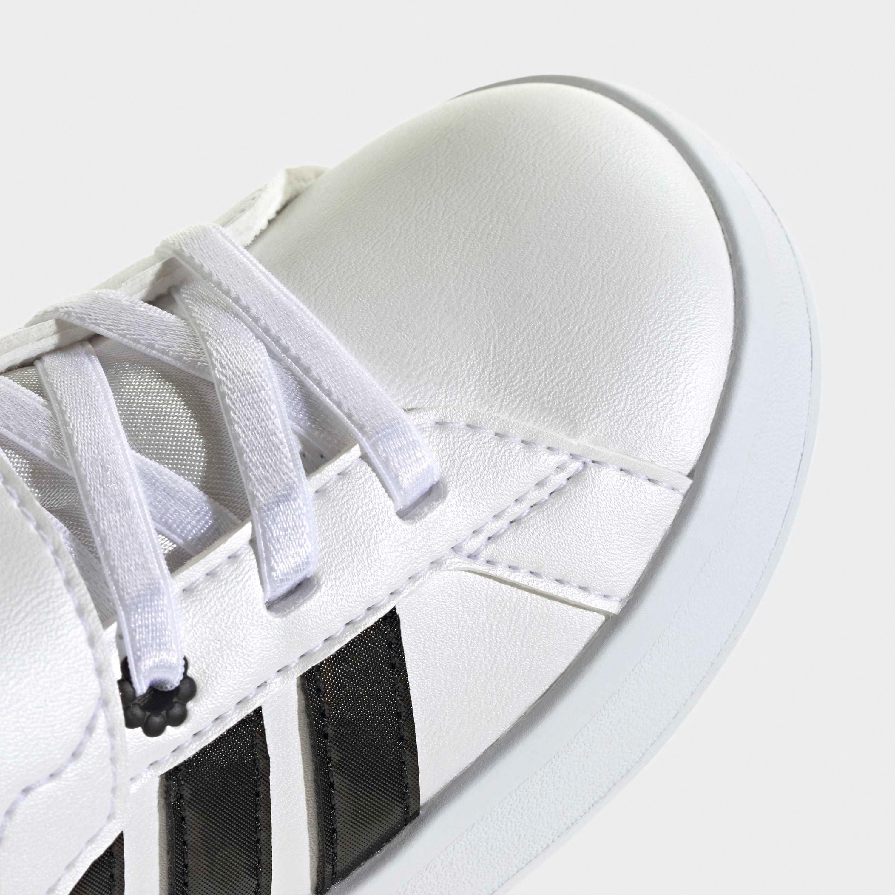 حذاء سنيكرز بطول الكاحل وشريط إغلاق لاصق جراند كورت 3.0 إيه إل للبنات من أديداس-baby-girls-shoes-closedshoes-image-6