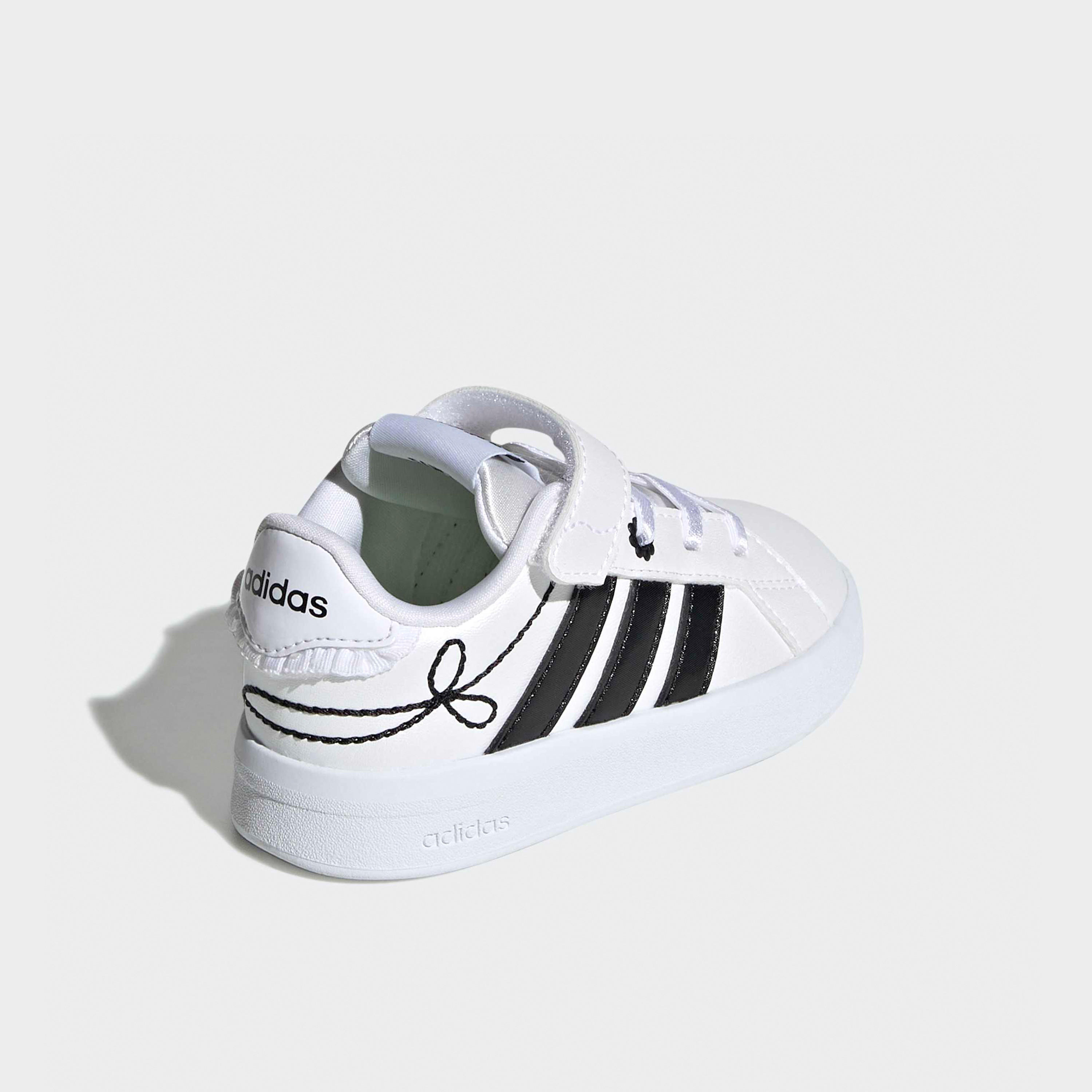 حذاء سنيكرز بطول الكاحل وشريط إغلاق لاصق جراند كورت 3.0 إيه إل للبنات من أديداس-baby-girls-shoes-closedshoes-image-7
