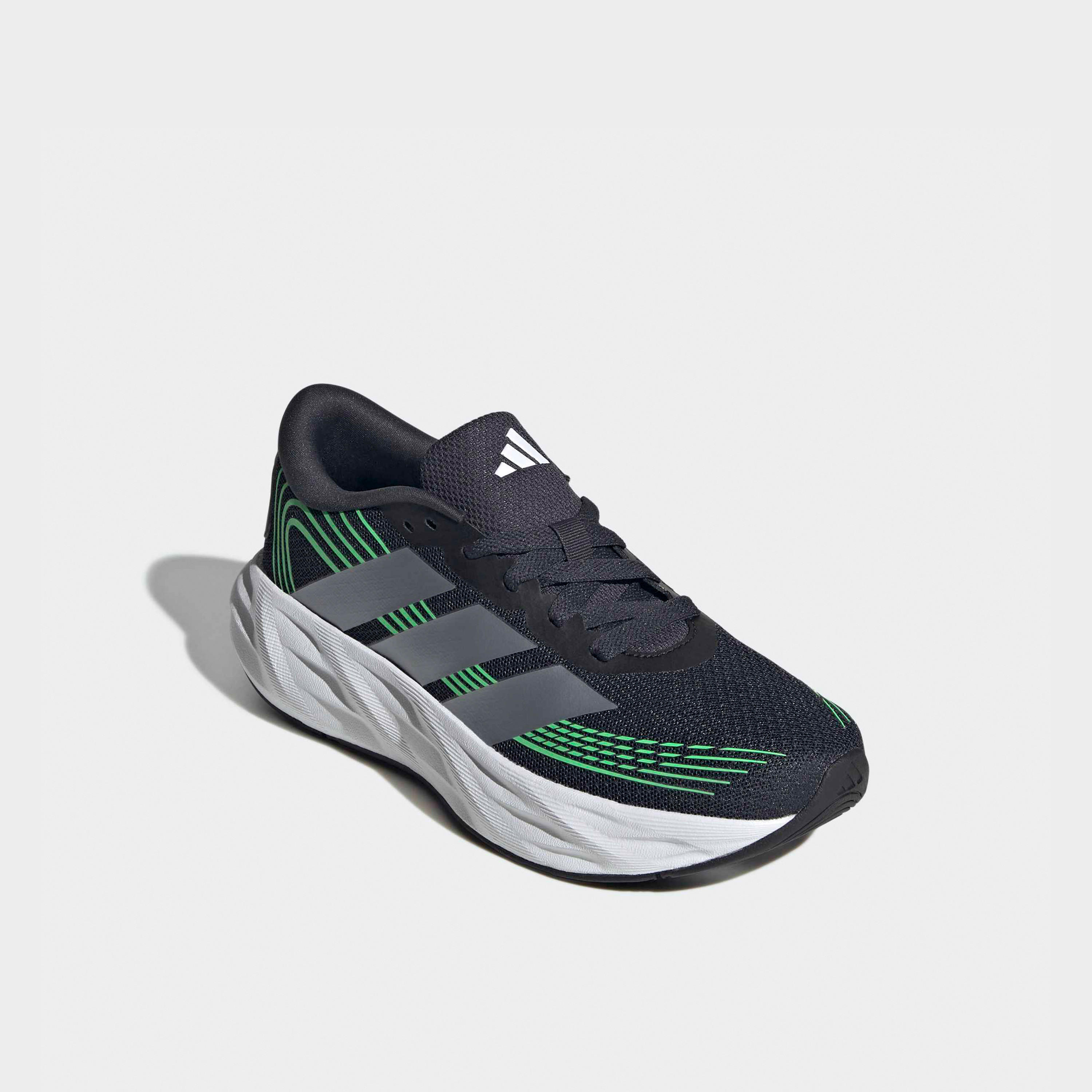 Adidas Boys Galaxy 8 Striped Lace-Up Running Shoes-sports-boys-shoes-image-1