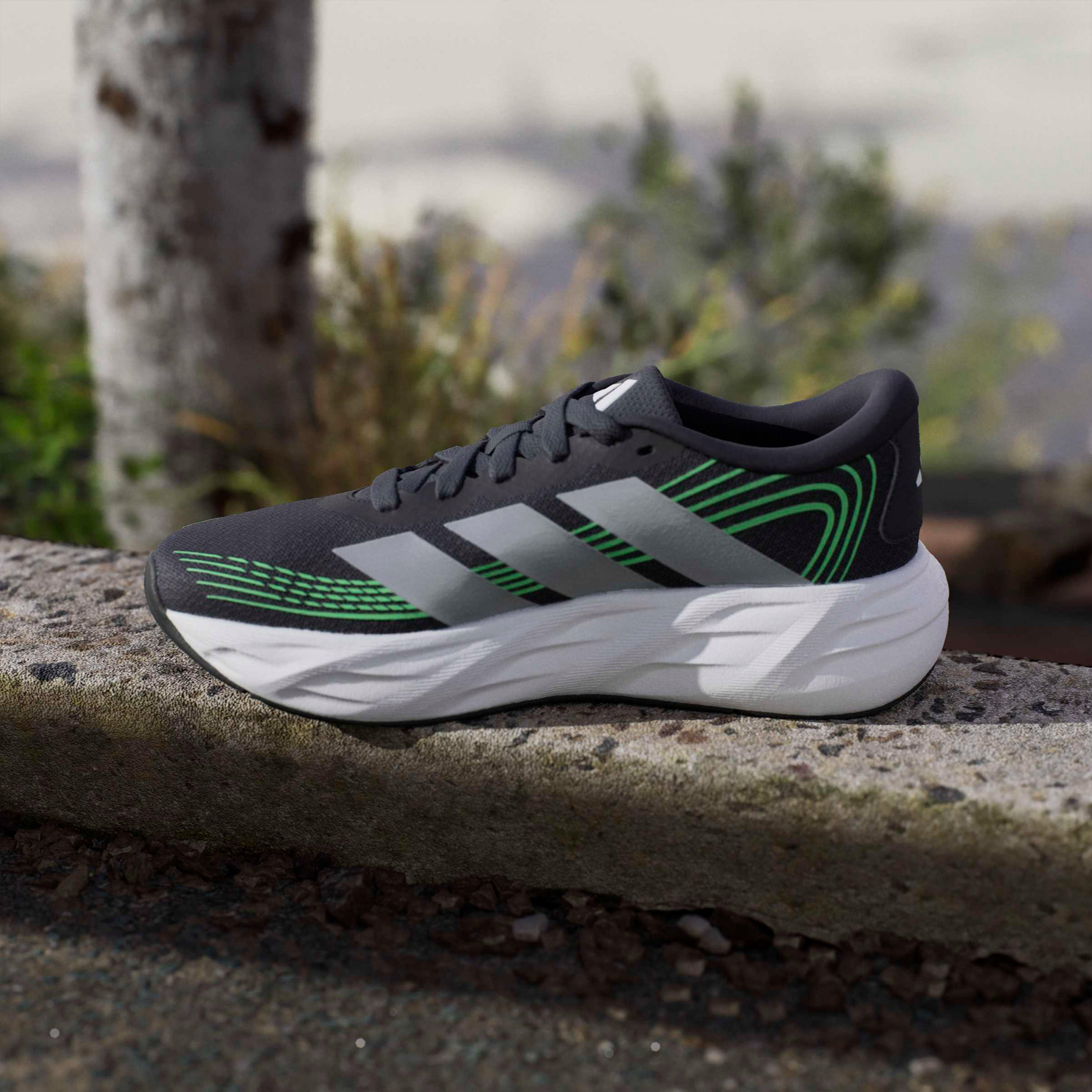 Adidas Boys Galaxy 8 Striped Lace-Up Running Shoes-sports-boys-shoes-image-11