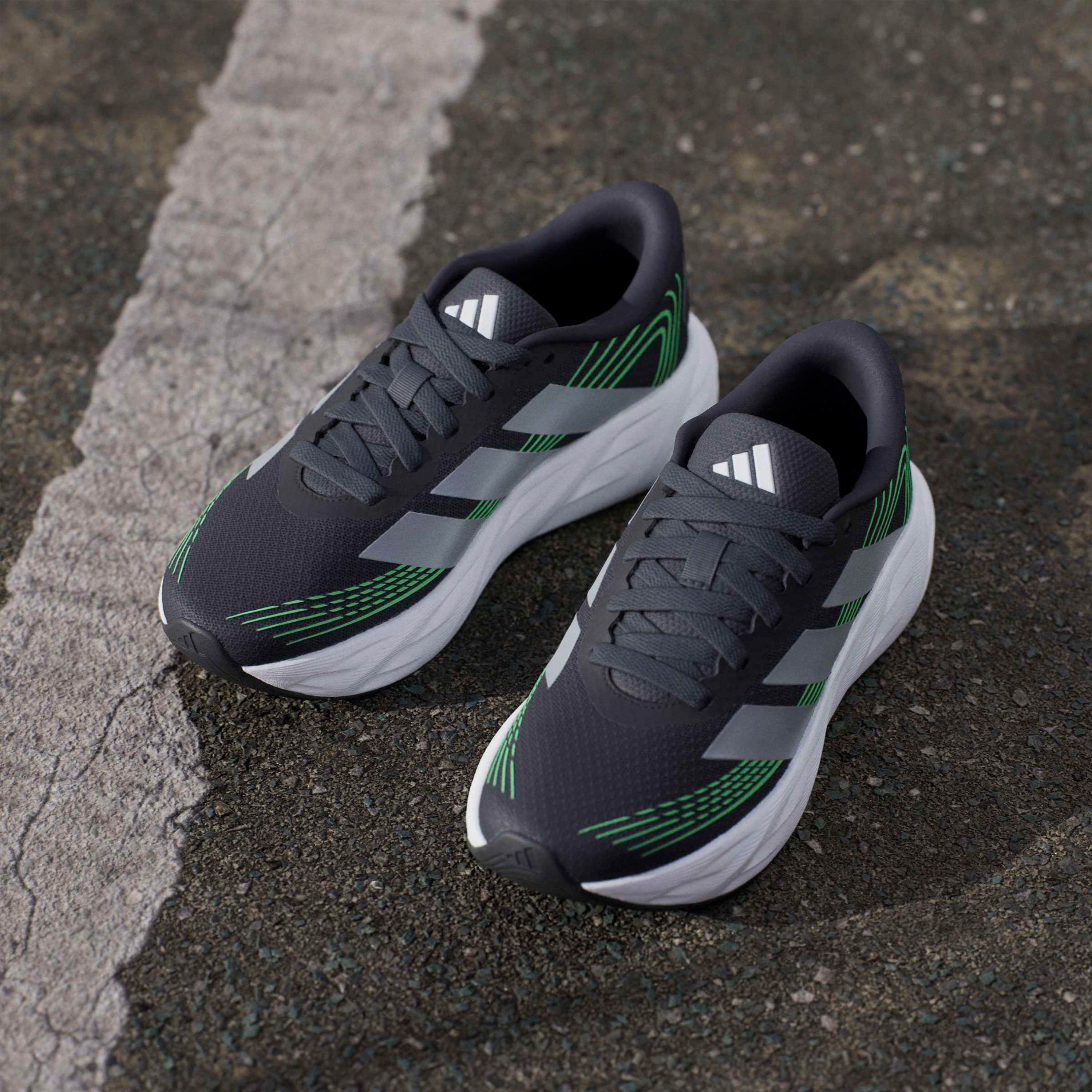 Adidas Boys Galaxy 8 Striped Lace-Up Running Shoes-sports-boys-shoes-image-9
