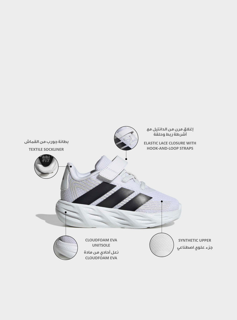 حذاء جري بشريط إغلاق جلاكسي 8 إي أل للفتيات من أديداس-baby-girls-shoes-closedshoes-image-2