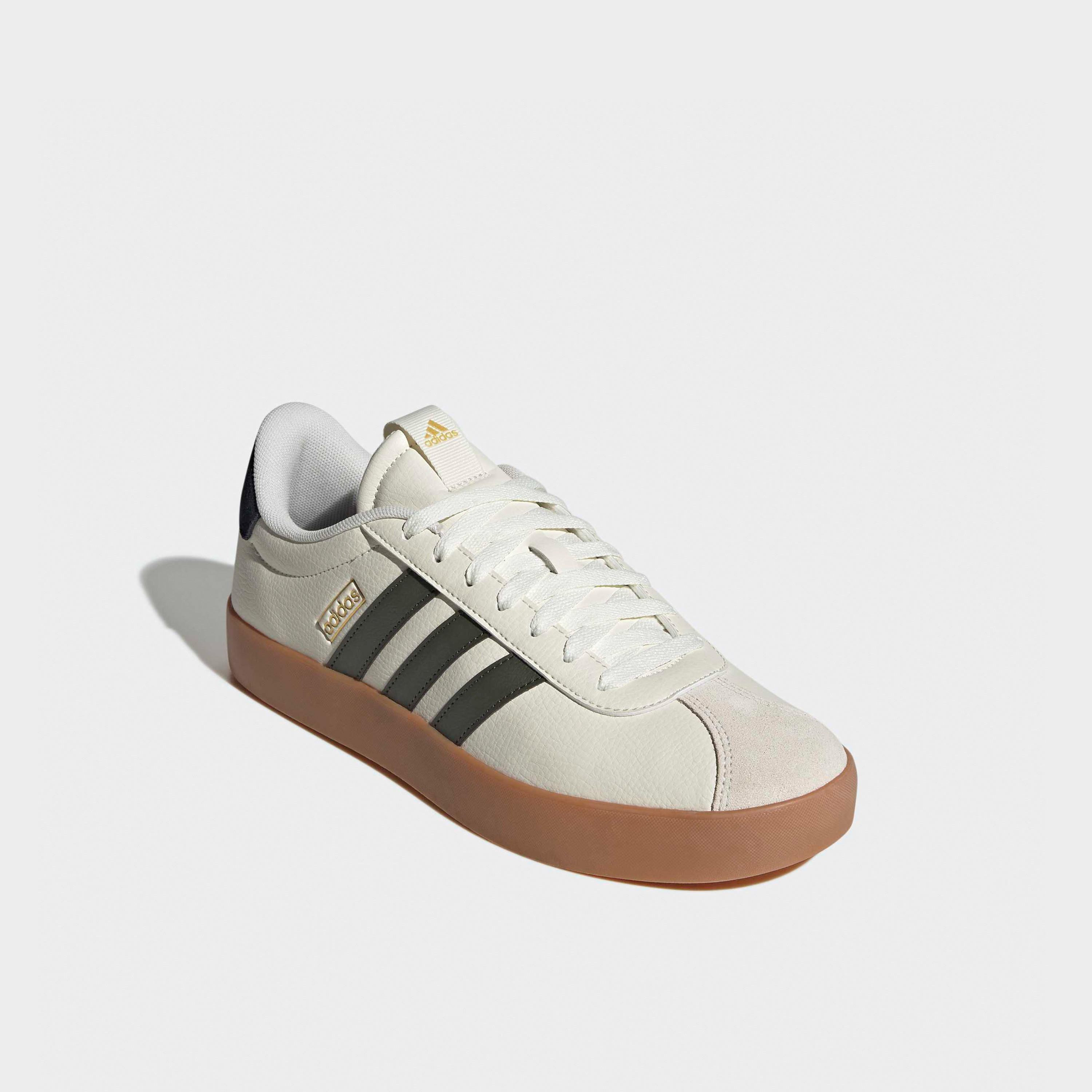 Adidas Men VL Court 3.0 Leather Lace-Up Ankle Sneakers-men-shoes-sneakers-image-1