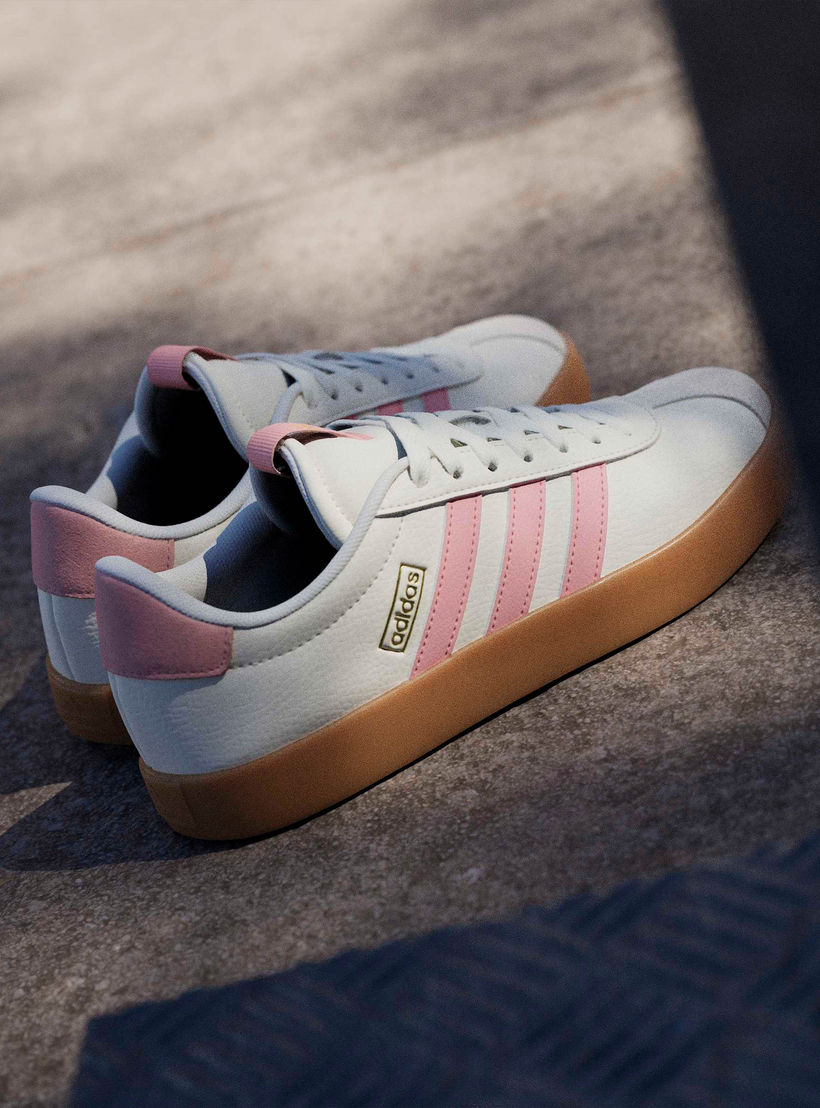 Adidas Women VL Court 3.0 Leather Lace-Up Ankle Sneakers-women-shoes-sneakers-image-10