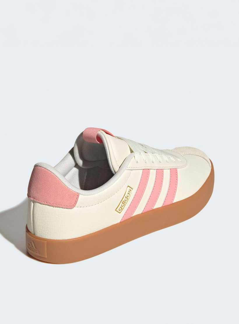 Adidas Women VL Court 3.0 Leather Lace-Up Ankle Sneakers-women-shoes-sneakers-image-7