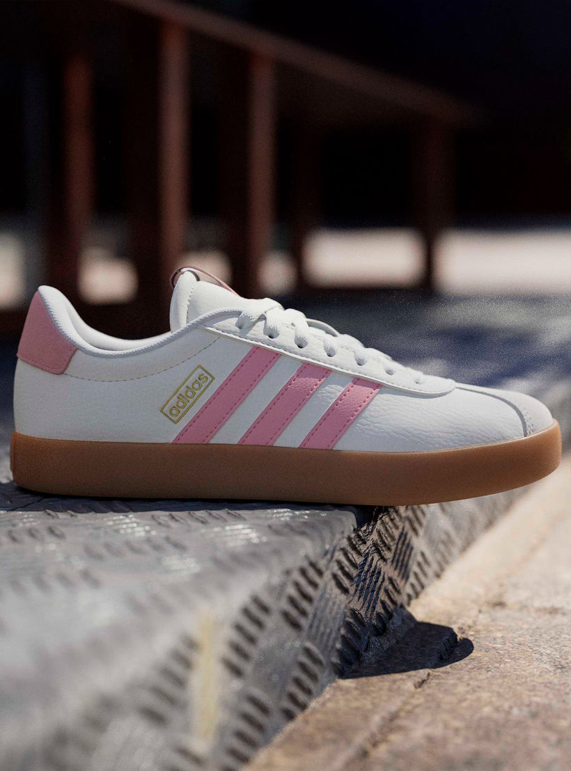 Adidas Women VL Court 3.0 Leather Lace-Up Ankle Sneakers-women-shoes-sneakers-image-8