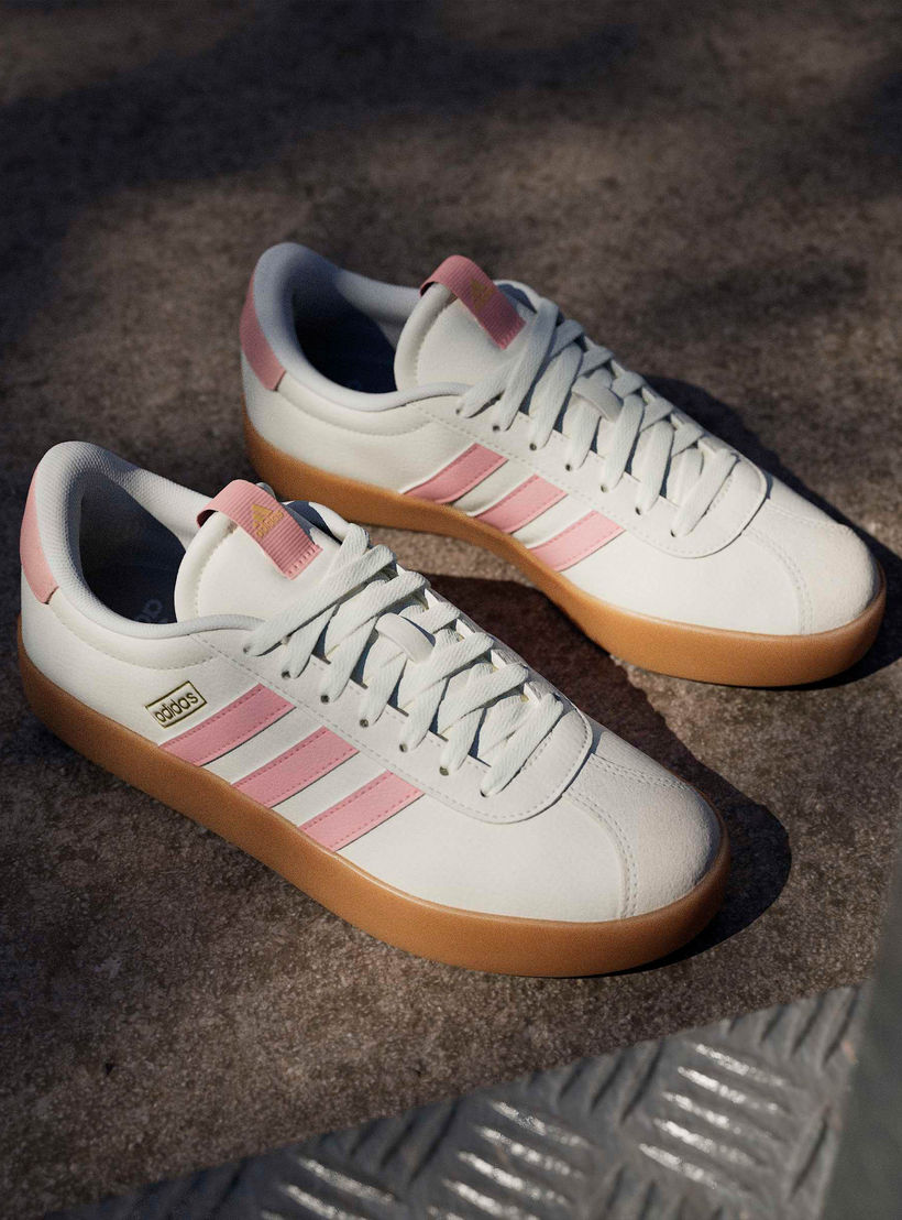 Adidas Women VL Court 3.0 Leather Lace-Up Ankle Sneakers-women-shoes-sneakers-image-9