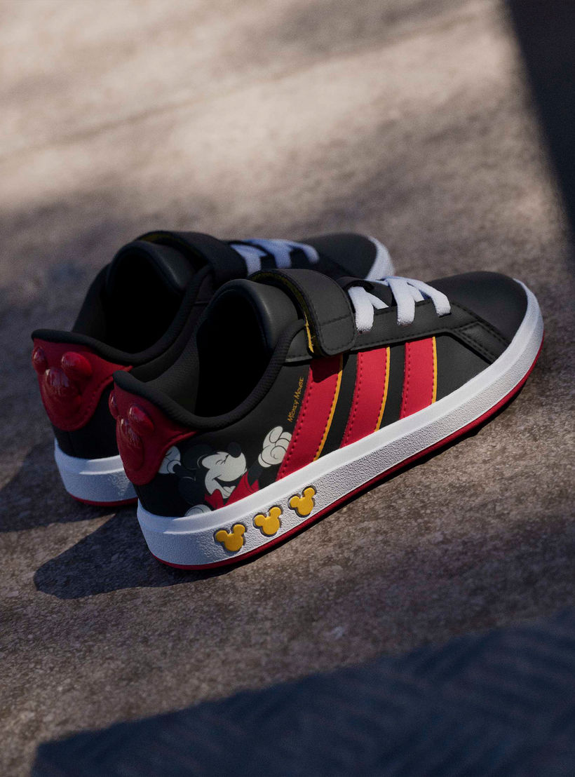 Adidas Boys Grand Court Mickey Hook & Loop Ankle Sneakers-boys-shoes-sneakers-image-10