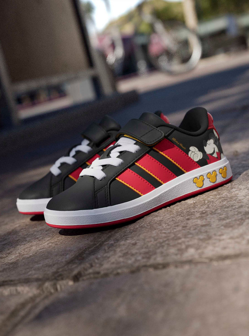 Adidas Boys Grand Court Mickey Hook & Loop Ankle Sneakers-boys-shoes-sneakers-image-12