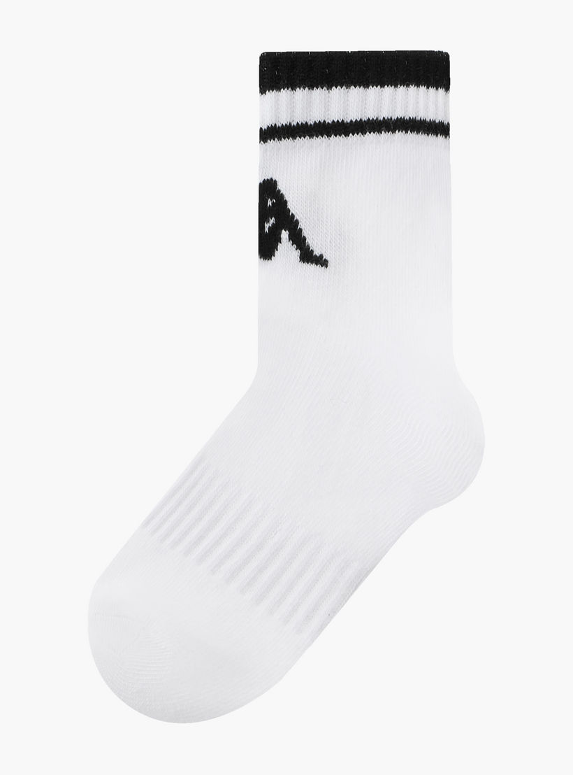 Pack of 7 - Girls Ankle Socks with Logo-sports-gear-football-accessories-socks-image-2