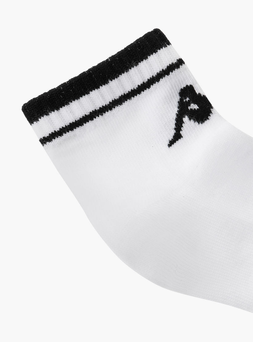 Pack of 7 - Girls Ankle Socks with Logo-sports-gear-football-accessories-socks-image-3