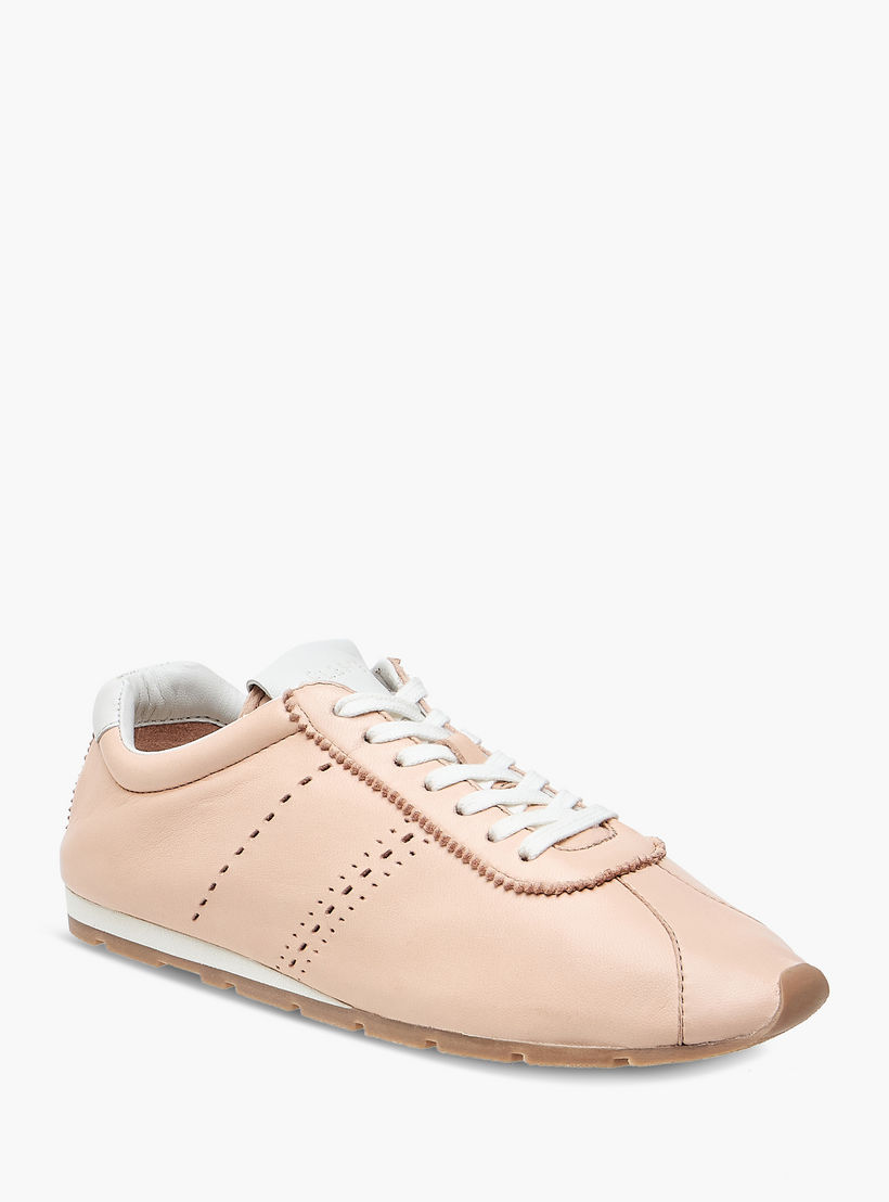 Celeste Women Leather Ankle Sneakers with Lace-Up Closure-women-shoes-sneakers-image-2