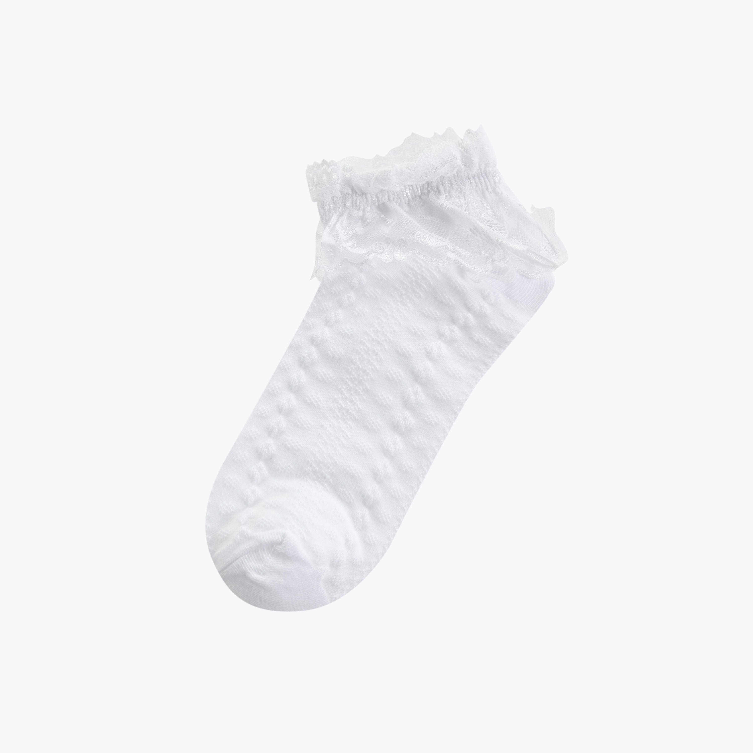 Juniors Lace Detail Socks - Set of 3-girls-accessories-socks-image-2