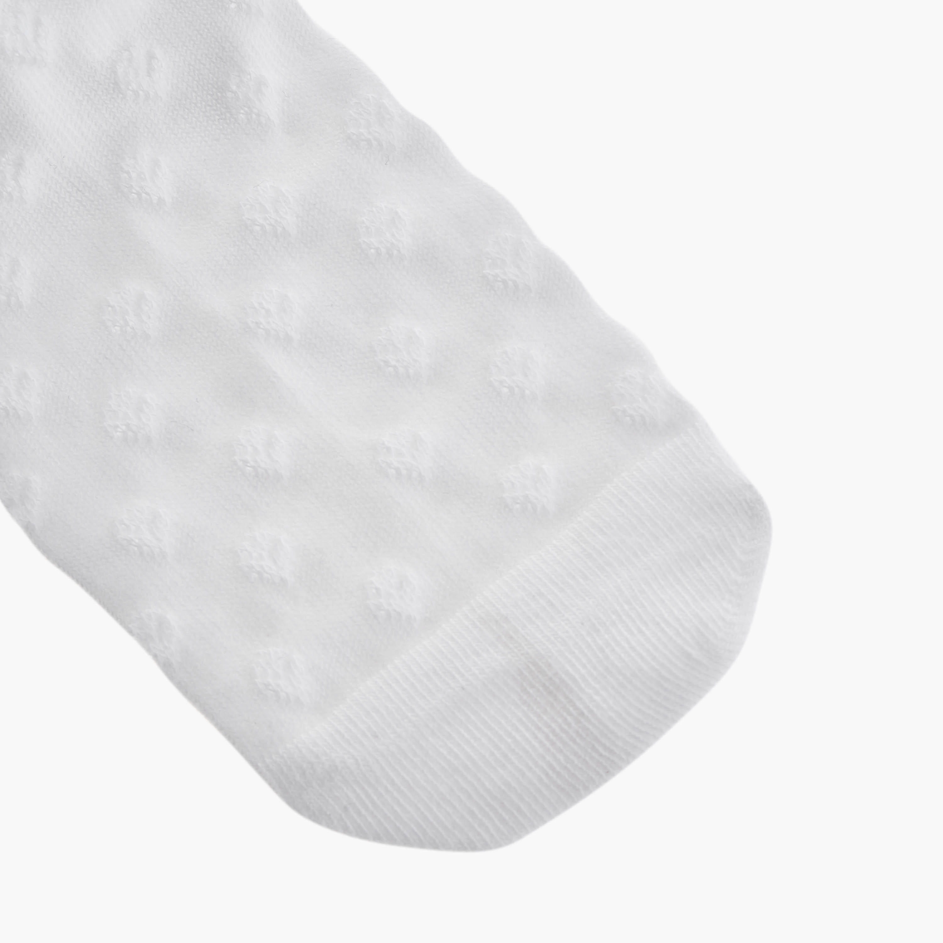 Solid Ankle Length Socks with Bow Detail - Set of 5-girls-accessories-socks-image-5