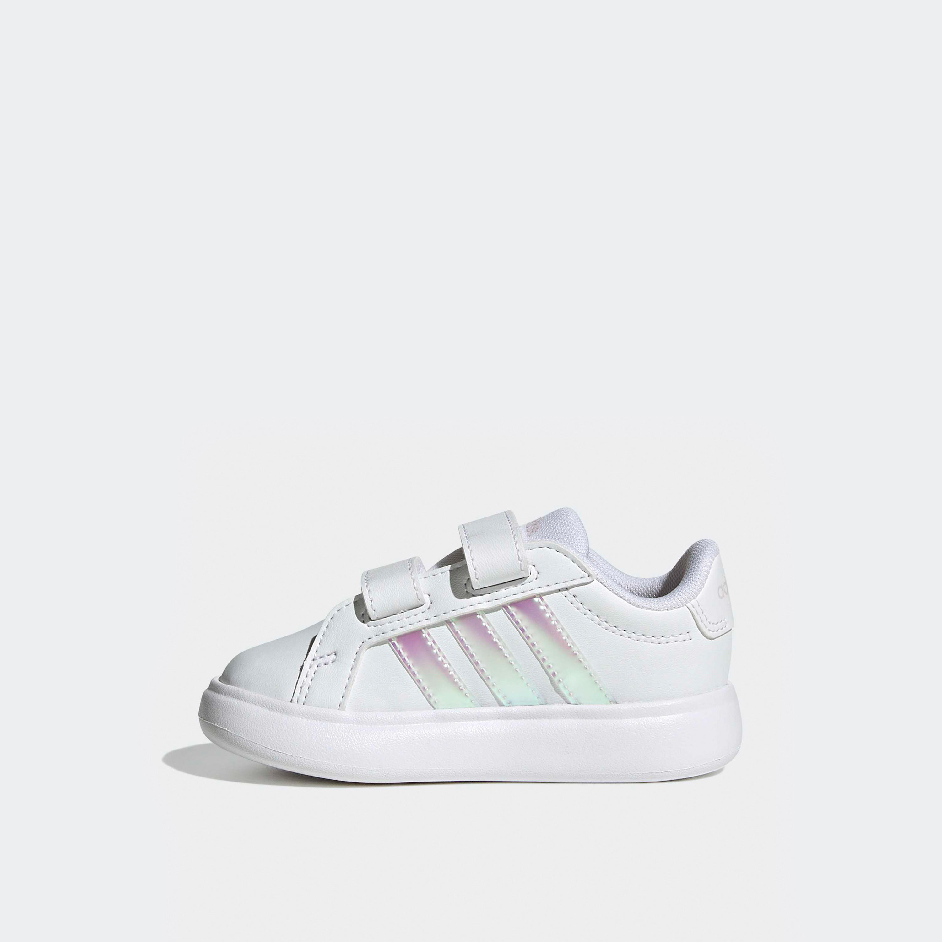 حذاء سنيكرز جراند كورت 3.0 بابل سي إف بشريط إغلاق لاصق من أديداس-baby-girls-shoes-closedshoes-image-3