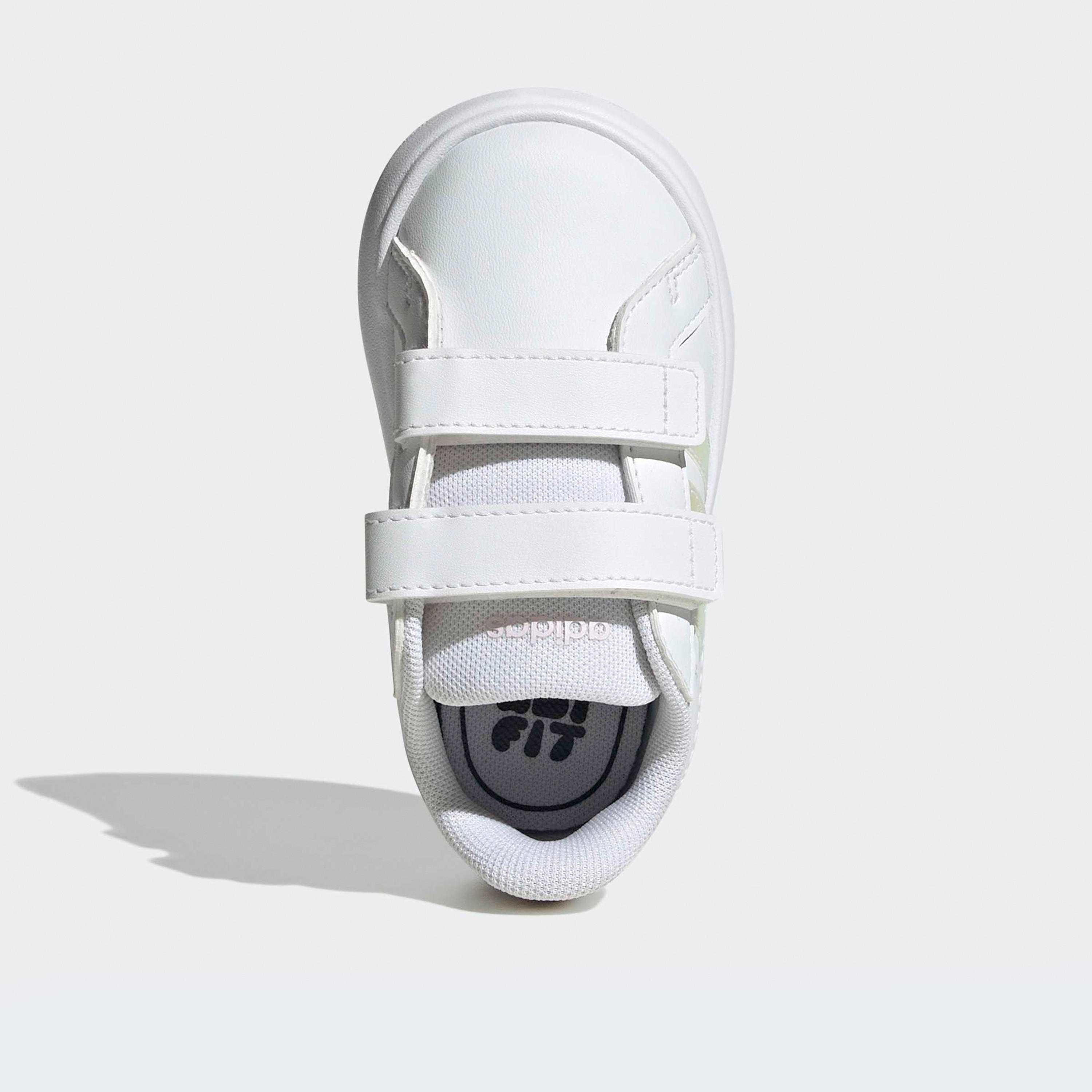 حذاء سنيكرز جراند كورت 3.0 بابل سي إف بشريط إغلاق لاصق من أديداس-baby-girls-shoes-closedshoes-image-4